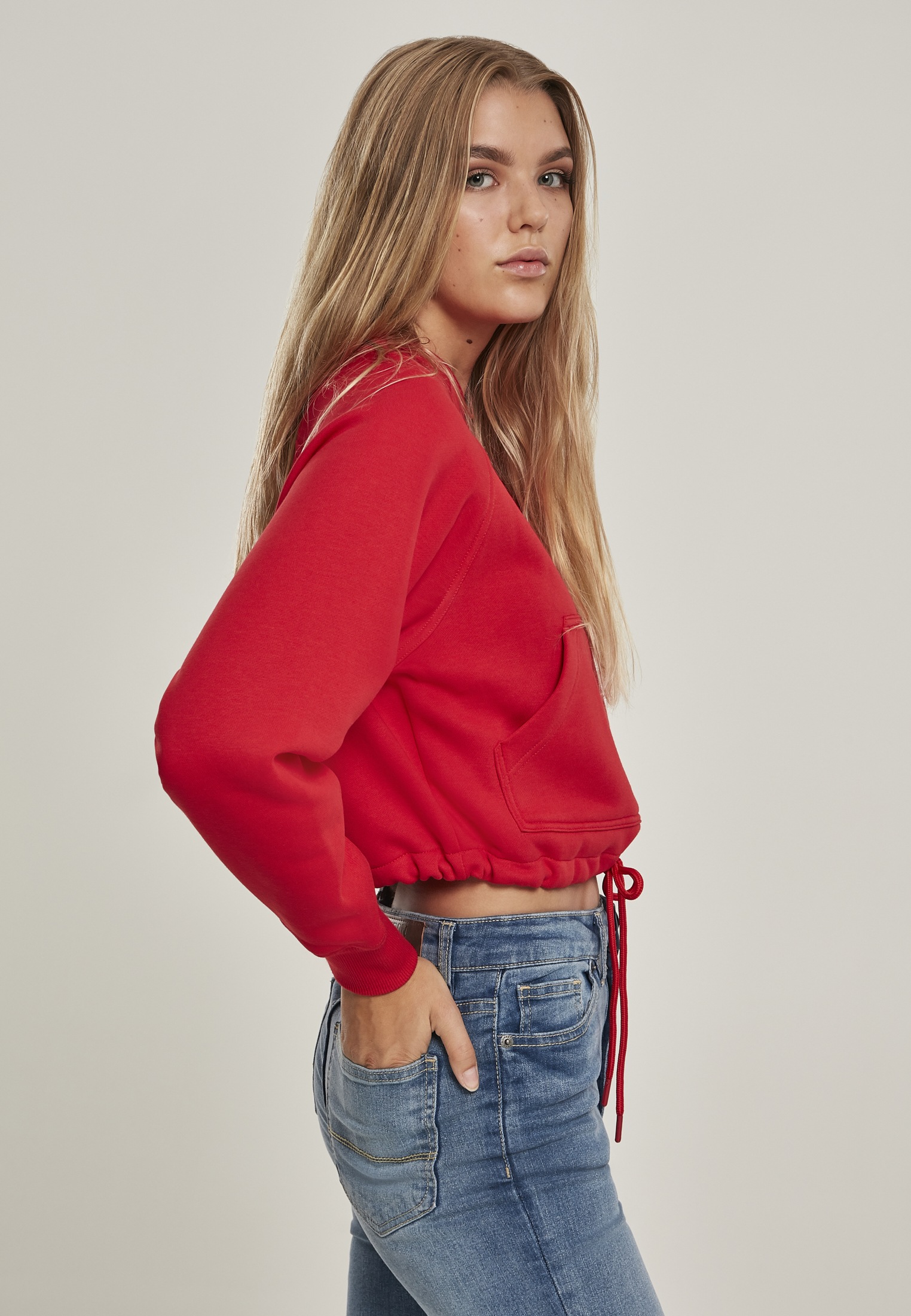 URBAN CLASSICS Sweatshirt »Urban Classics Damen Ladies Oversized Short Raglan Crew«, (1 tlg.)