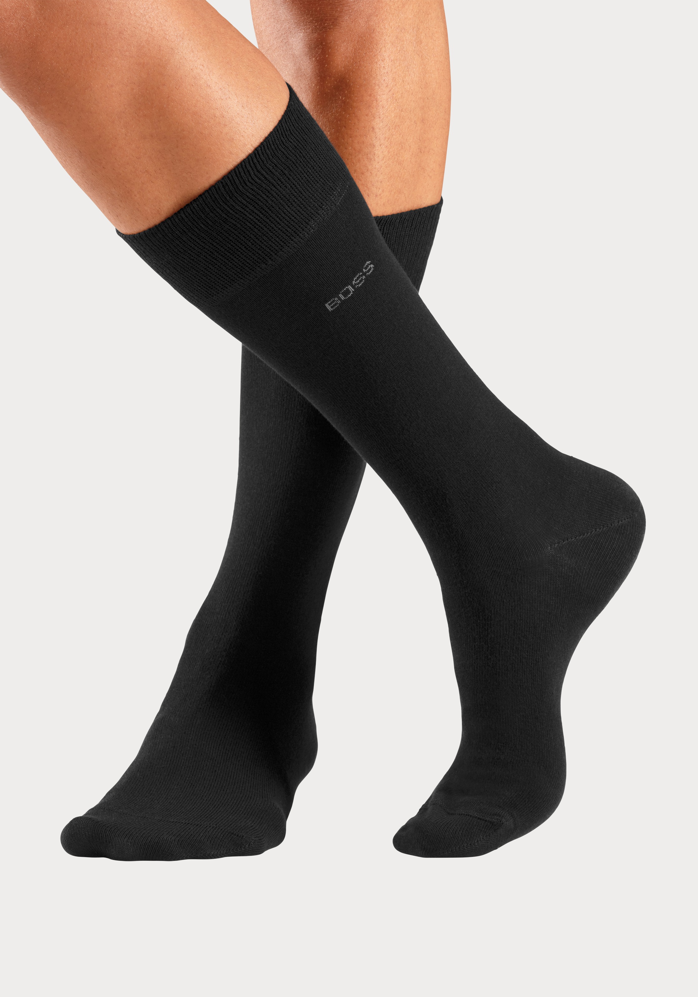 BOSS Socken »5P Uni Color CC«, (5 Paar), in klassischer Unifarbe