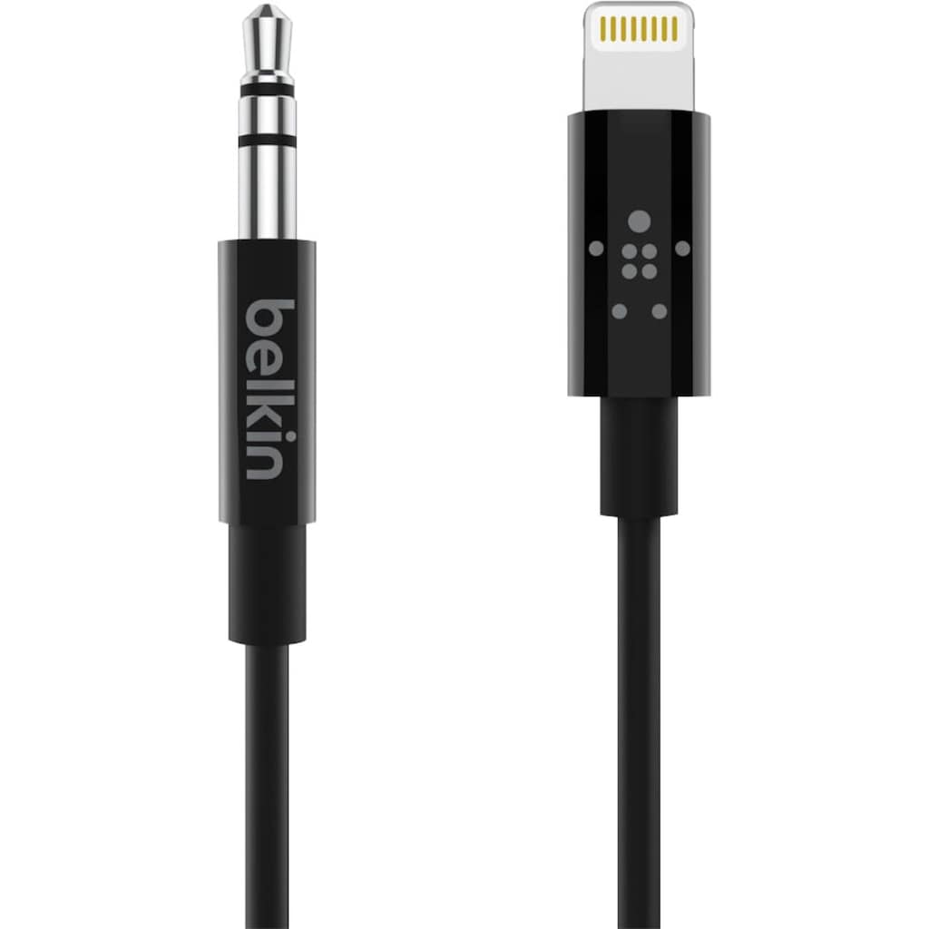 Belkin Audio-Kabel »MixIT Lightning auf 3,5mm AUX Kabel, 0.9 m«, 3,5-mm-Klinke-Lightning, 90 cm