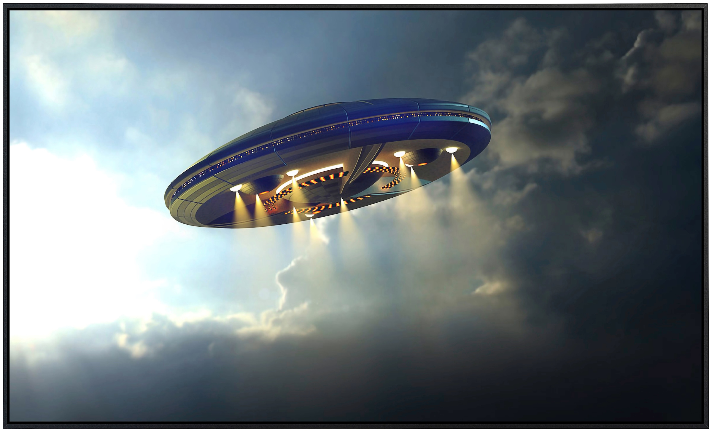 Papermoon Infrarotheizung »Außerirdisches UFO«, sehr angenehme Strahlungswärme