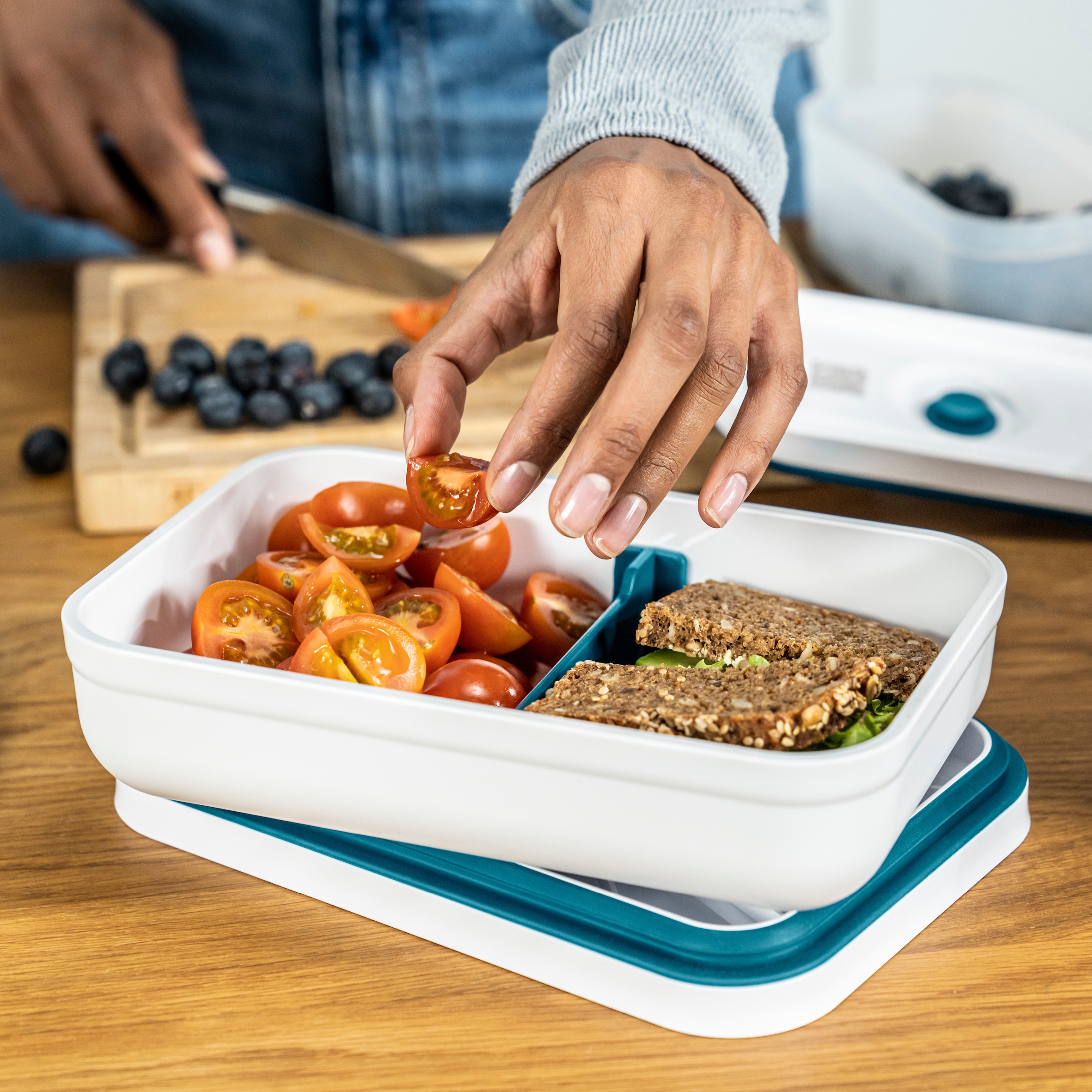 Zwilling Vakuumbehälter »Fresh & Save, Aufbewahrungssystem« Vakuum Starterset für Lebensmittel, Glas, Spülmaschinenegeeignet