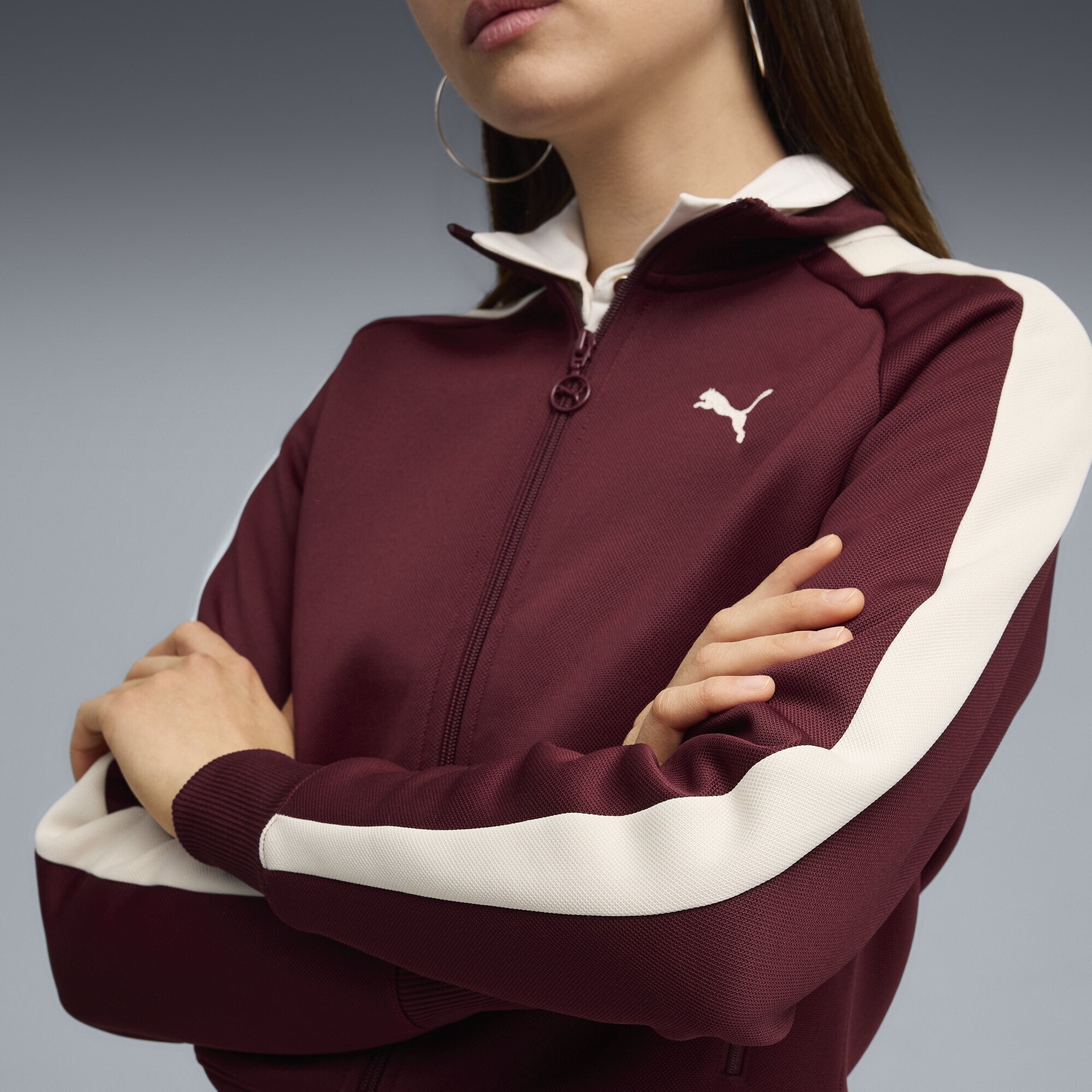 PUMA Trainingsjacke »T7 ALWAYS ON Kurze Trainingsjacke Damen«