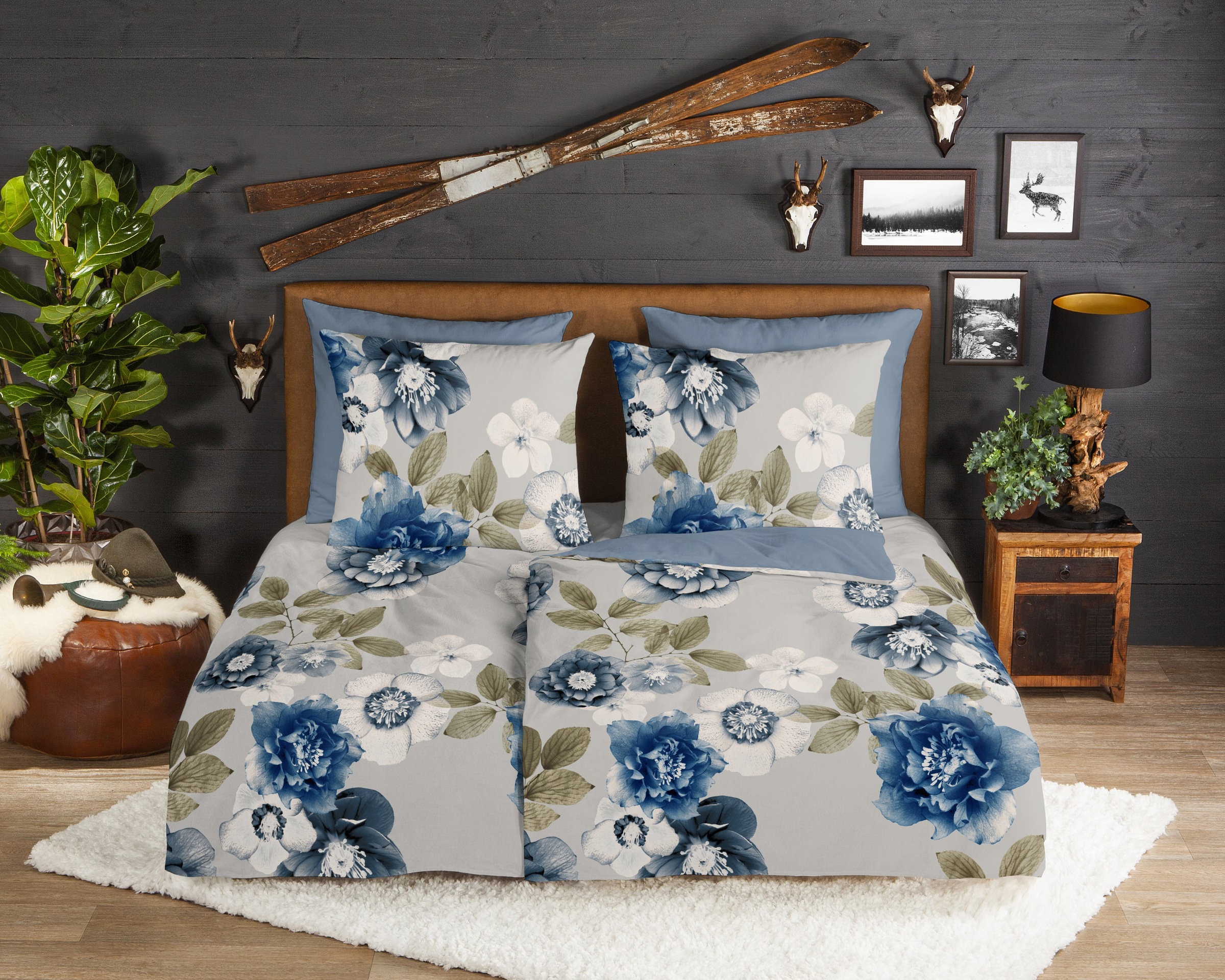 good morning Wendebettwäsche "Gabin" 2 Stk. tlg. Flanell, Biber, Winter, Wa günstig online kaufen