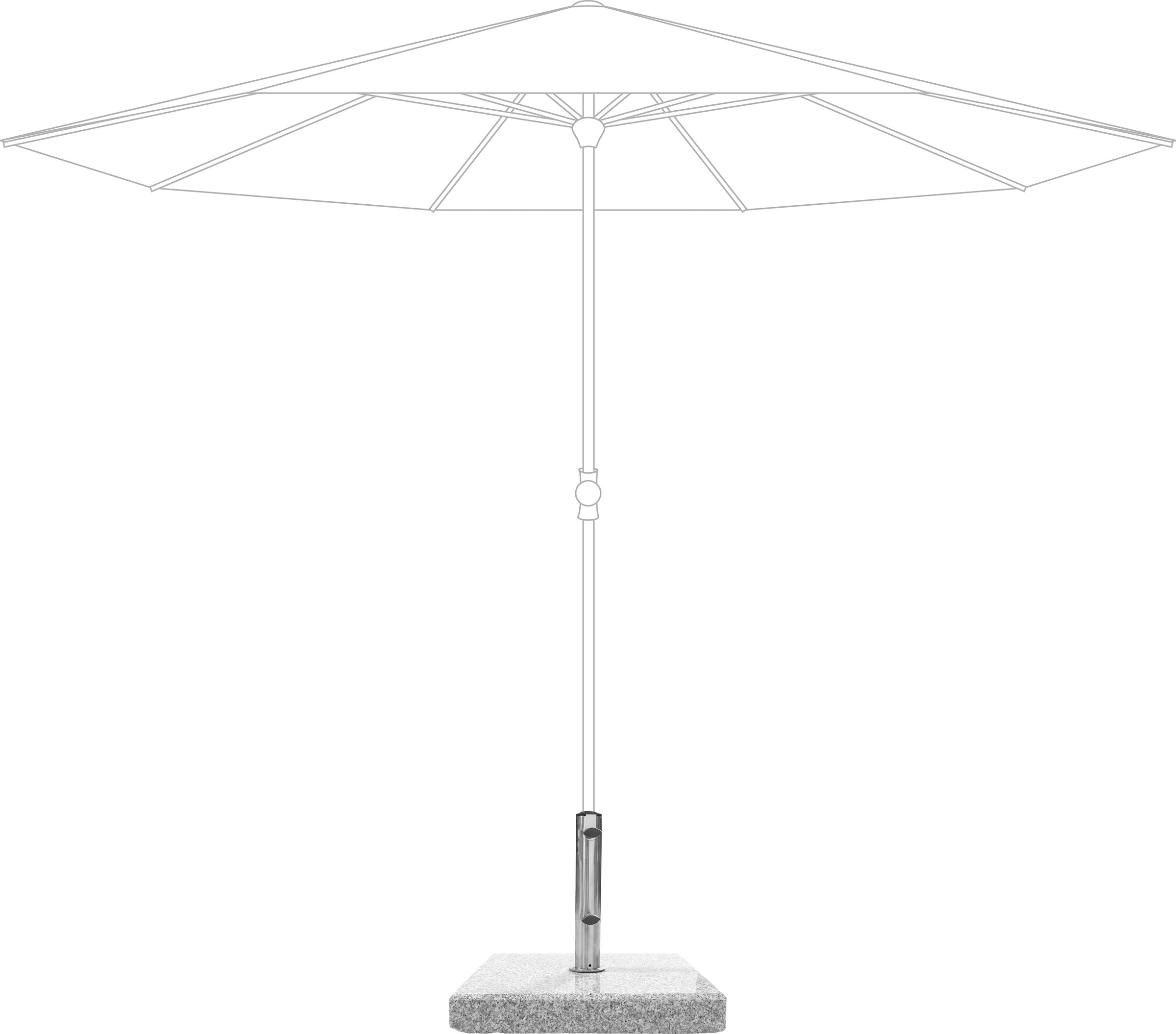 doppler® Schirmhalter, (1 tlg.), für Sonnenschirme bis zu 200 cm Durchmesser