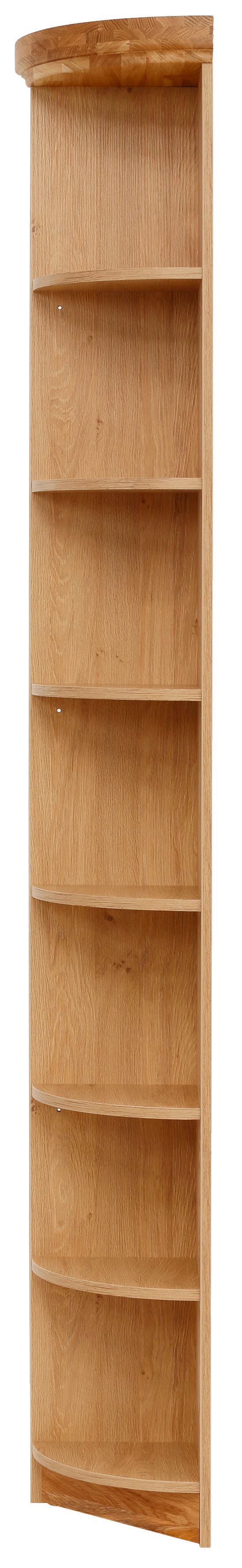 OTTO home Anbauregal "Soeren Abschlussregal mit Eiche-Elementen Höhe 220 cm" Regal Höhe 220 cm, passend für Tiefe 29 cm, FSC-zertifiziert