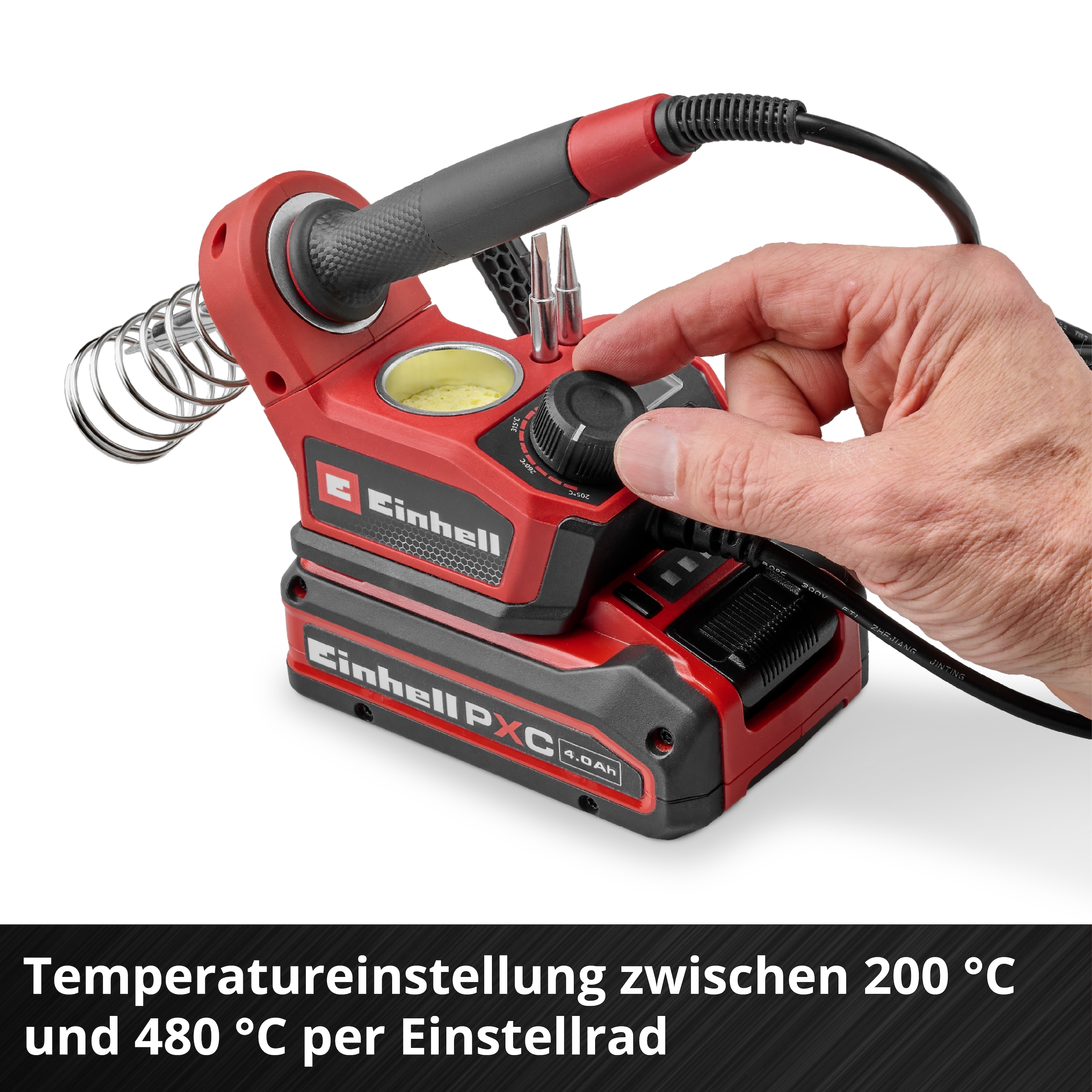 Einhell Lötkolben »TE-SI 18/480 Li E - Solo, Akku-Lötkolben« ohne Akku und Ladegerät