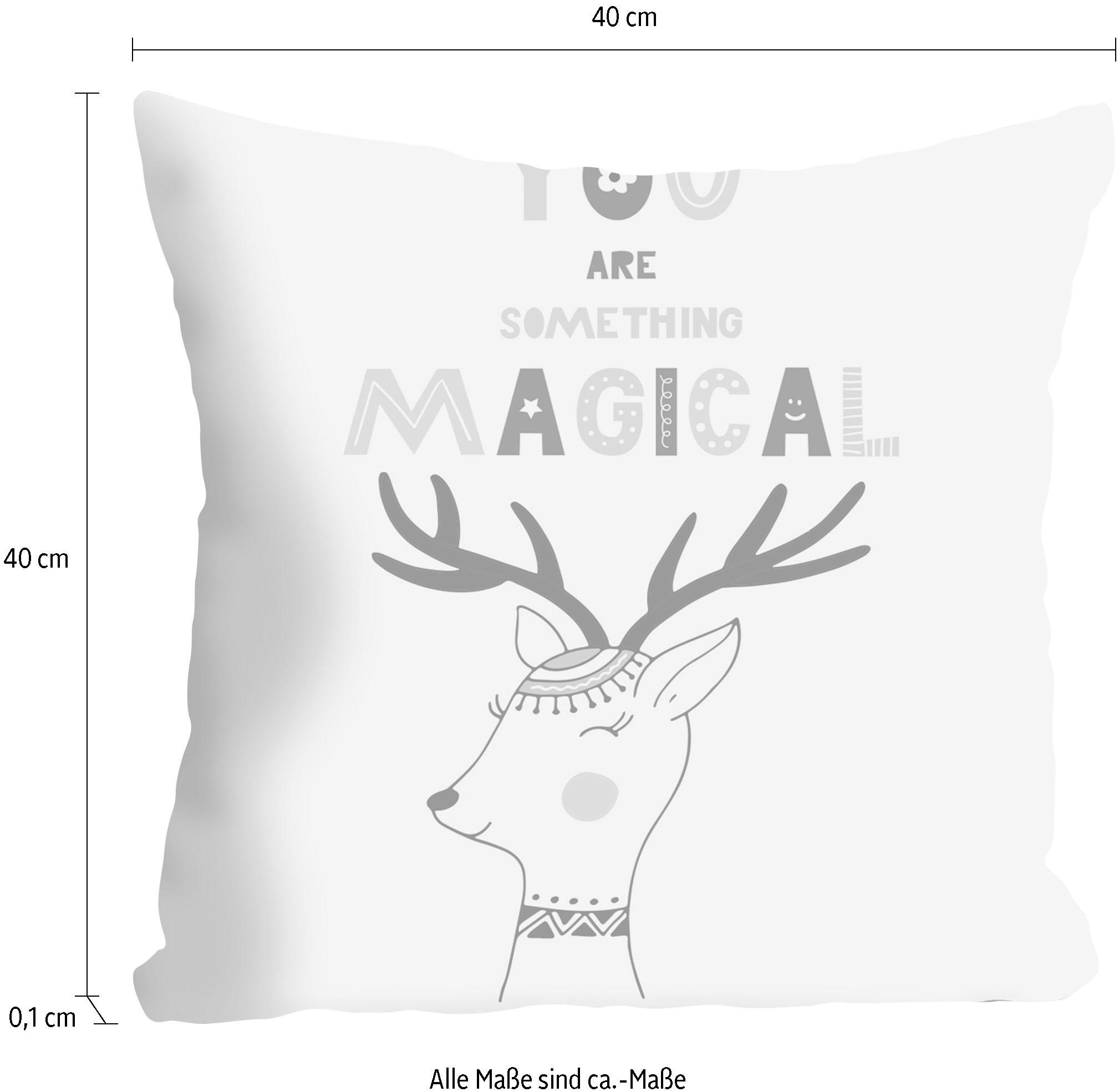 queence Dekokissen »»Magical««, Kissenhülle ohne Füllung, 1 Stück