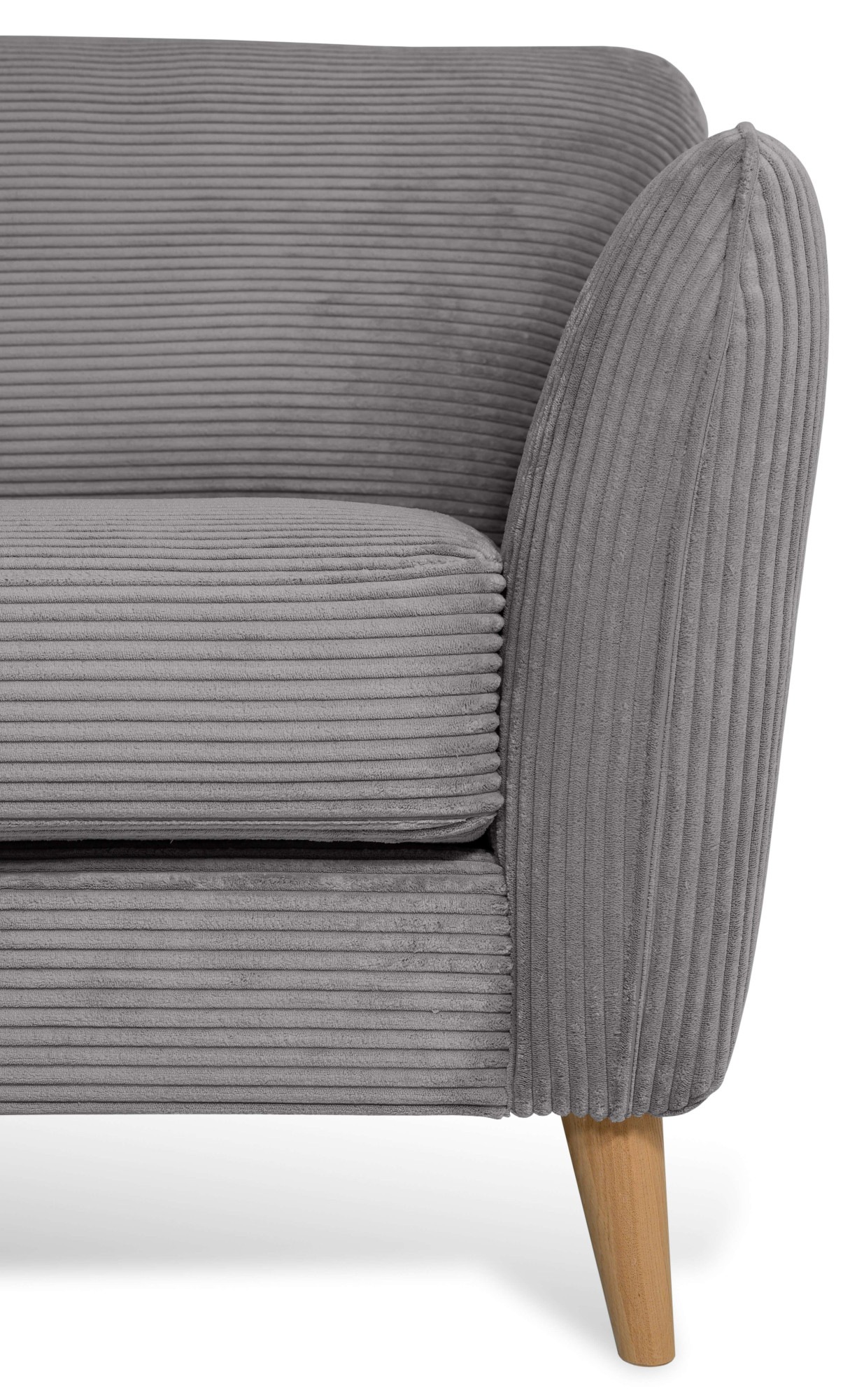 Home affaire Ecksofa »MARSEILLE 278/202 cm, L-Form, Ottom. rechts/links«, Massivholzbeine aus Eiche, in verschieden Bezügen und Farbvarianten