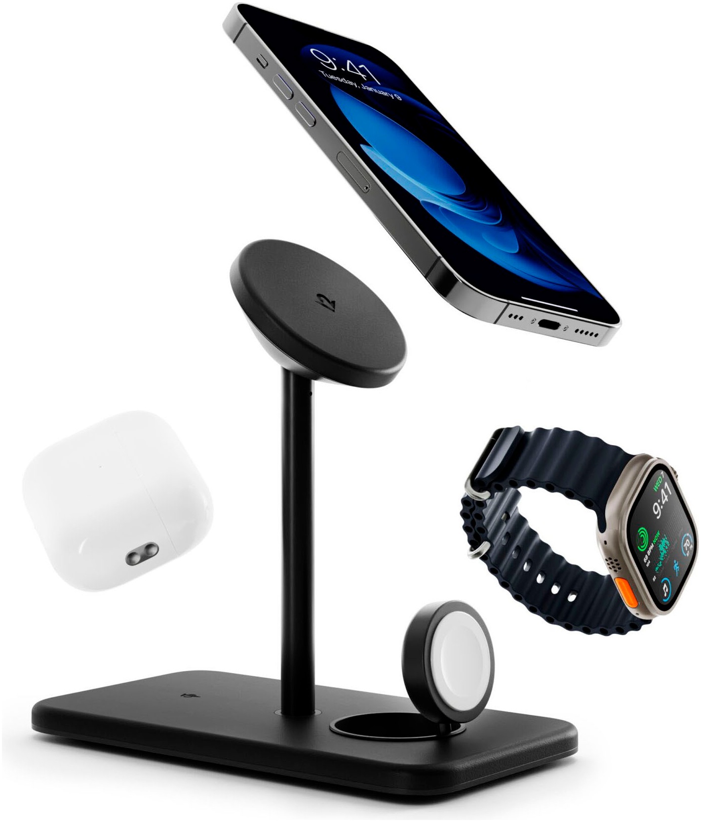 Twelve South Ladestation »HiRise 3 Deluxe 3-in-1 Qi2«