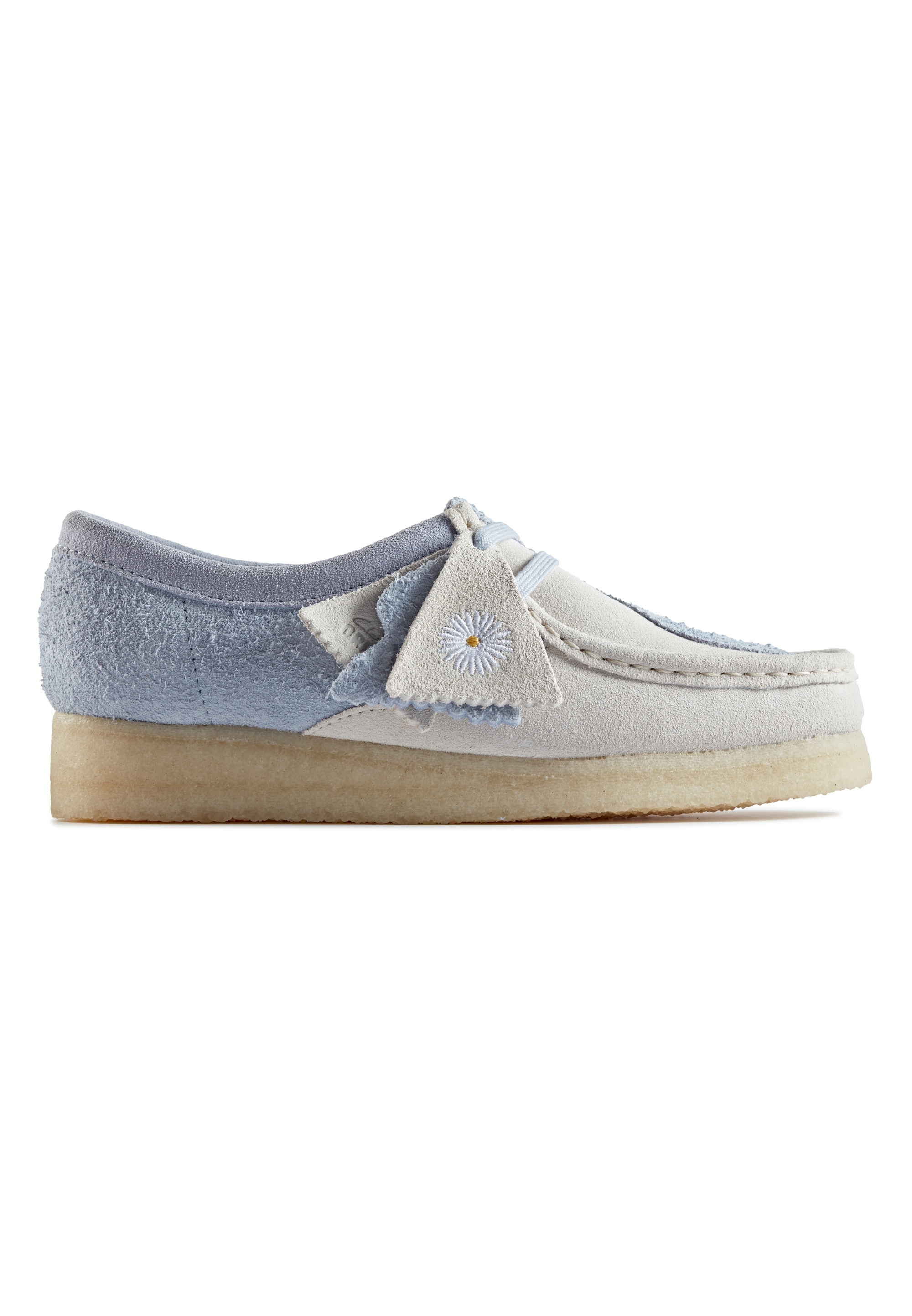 Clarks Schnürschuh »Wallabee«, im kultigen Wildlederdesign mit texturiertem Touch