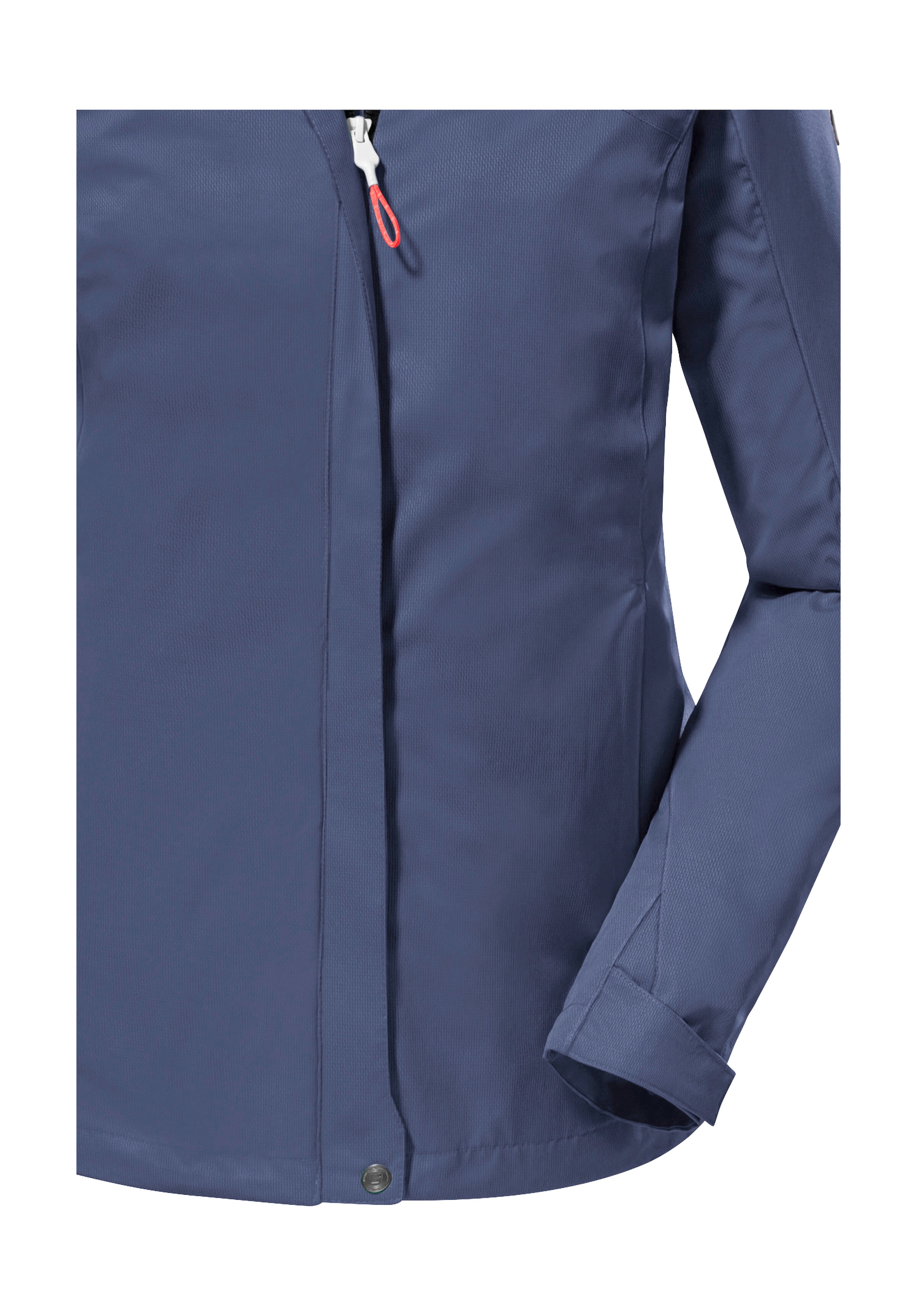 Killtec Outdoorjacke »KOS 133 WMN JCKT«, Wasser- und winddichte Damenjacke mit abnehmbarer Kapuze, PFAS-frei