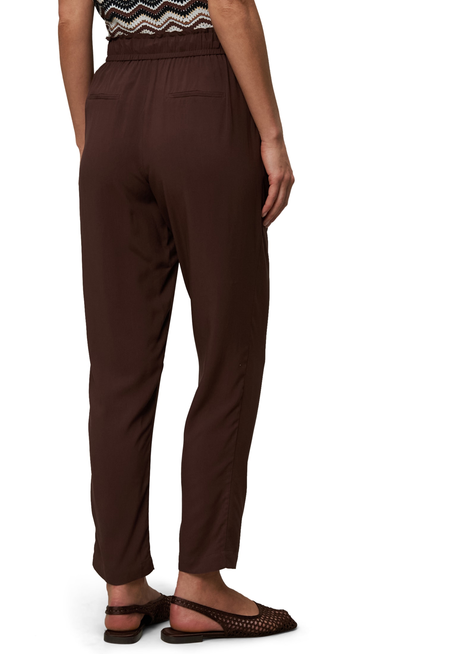 Zero Schlupfhose »zero Schlupfhose mit Tunnelzug 28 Inch«, Bindedetail