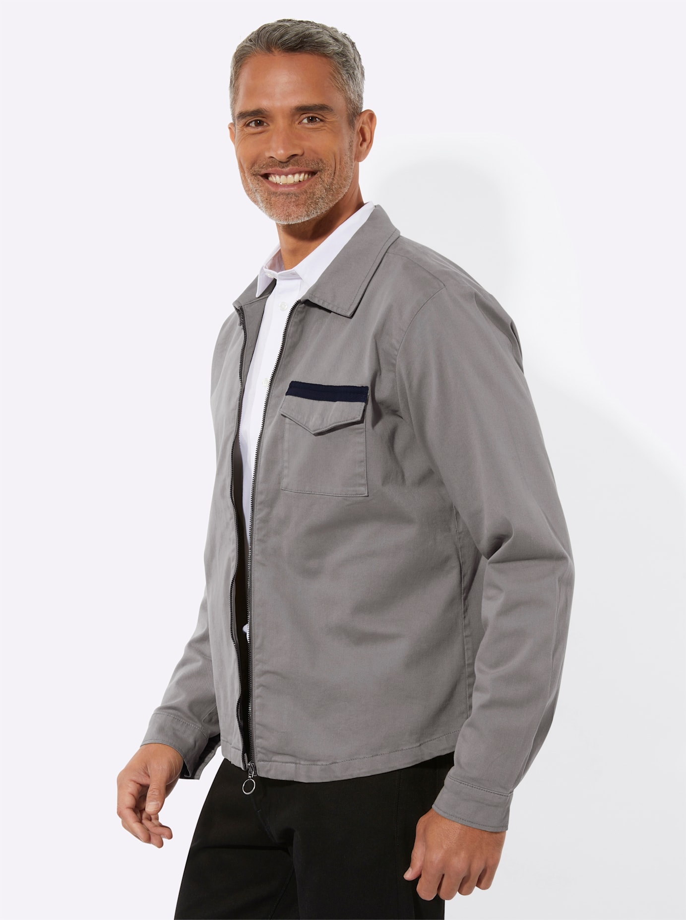 Classic Langjacke ohne Kapuze