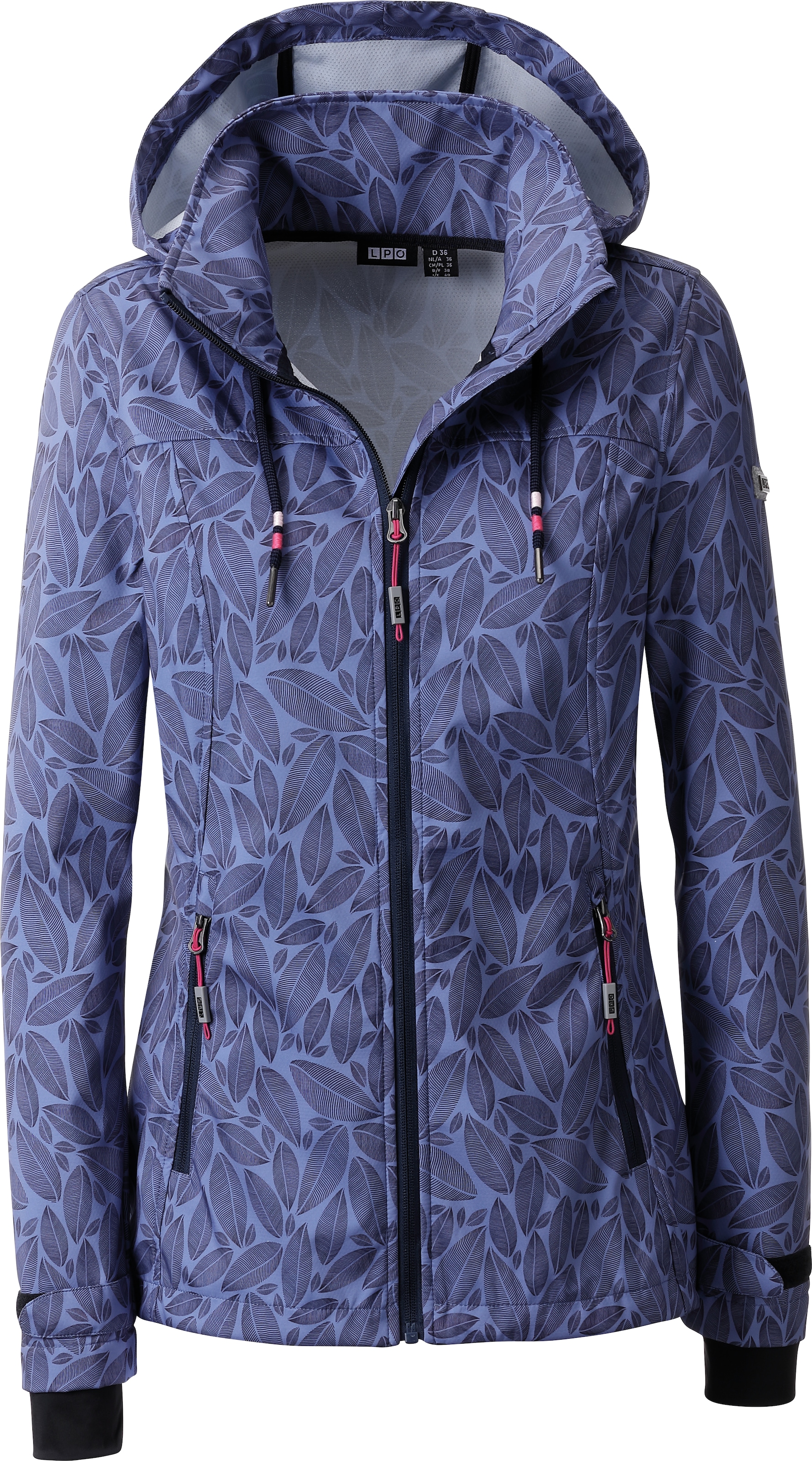 Softshelljacke »SHELBY PEAK XV WOMEN«, mit abnehmbarer Kapuze