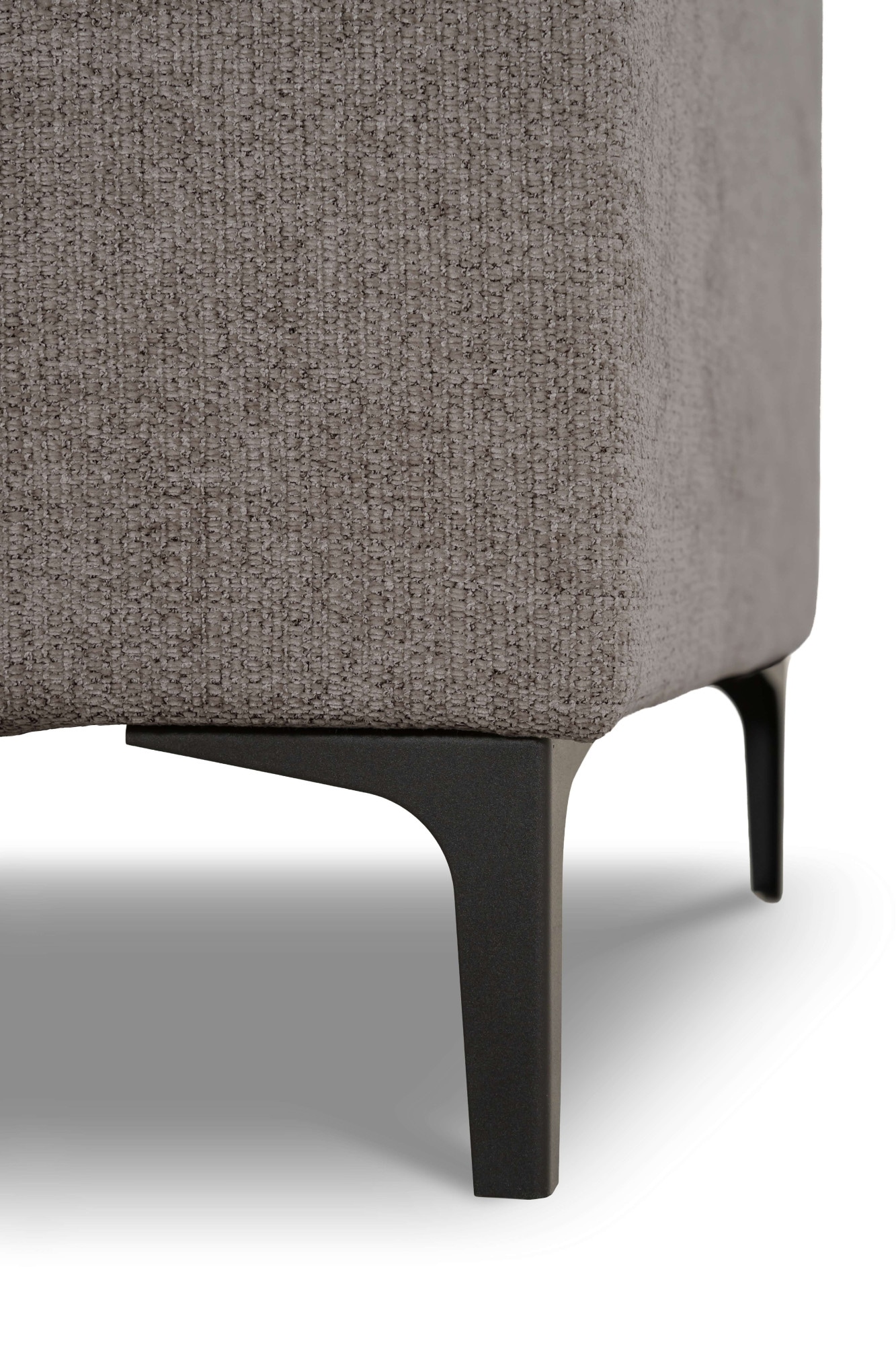 OTTO home Wohnlandschaft »XXL Sofa Oland mit modernem Chenille-Bezug« U-Form, 345 cm, Wellenunterfederung, Skandi-Design, Metallfüße
