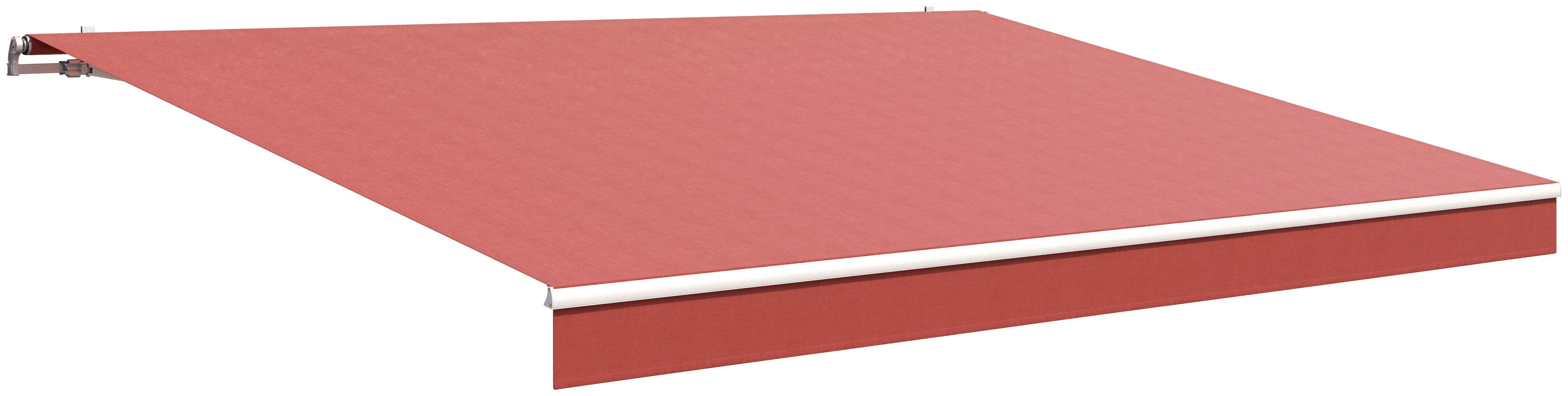 Gelenkarmmarkise WISMAR "Classic", rot (rostrot), B:550cm H:25cm, Polyacryl, Markisen