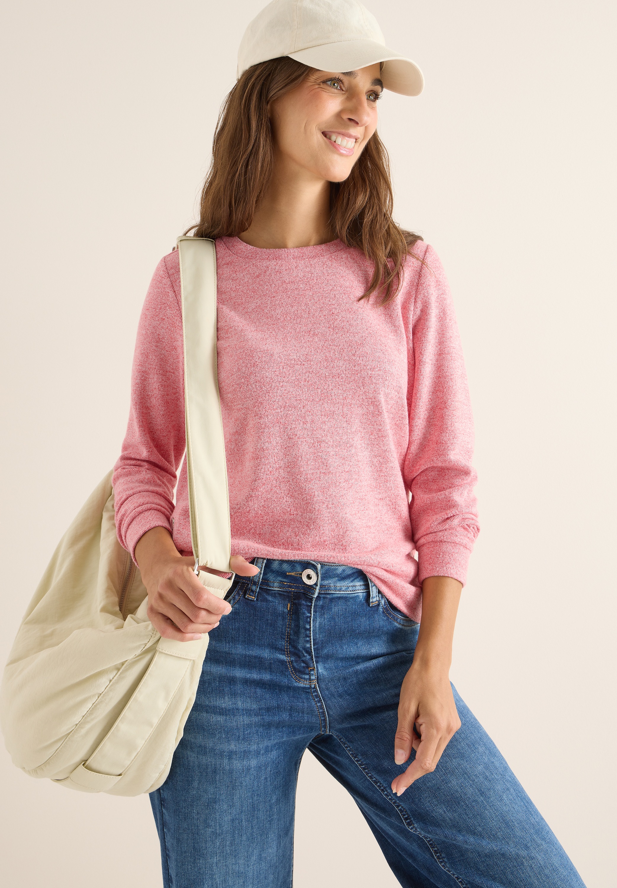 Cecil Strickpullover mit Knöpfen günstig online kaufen