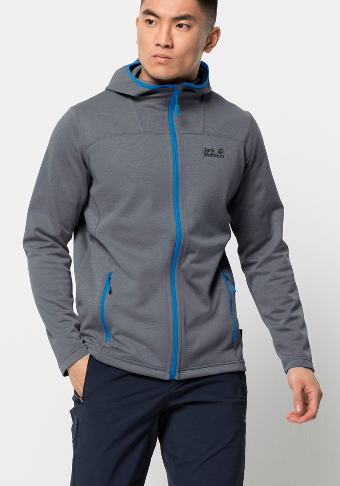 Jack Wolfskin Kapuzenfleecejacke »HORIZON HOODED JACKET M«, mit Kapuze auf  Rechnung kaufen | BAUR