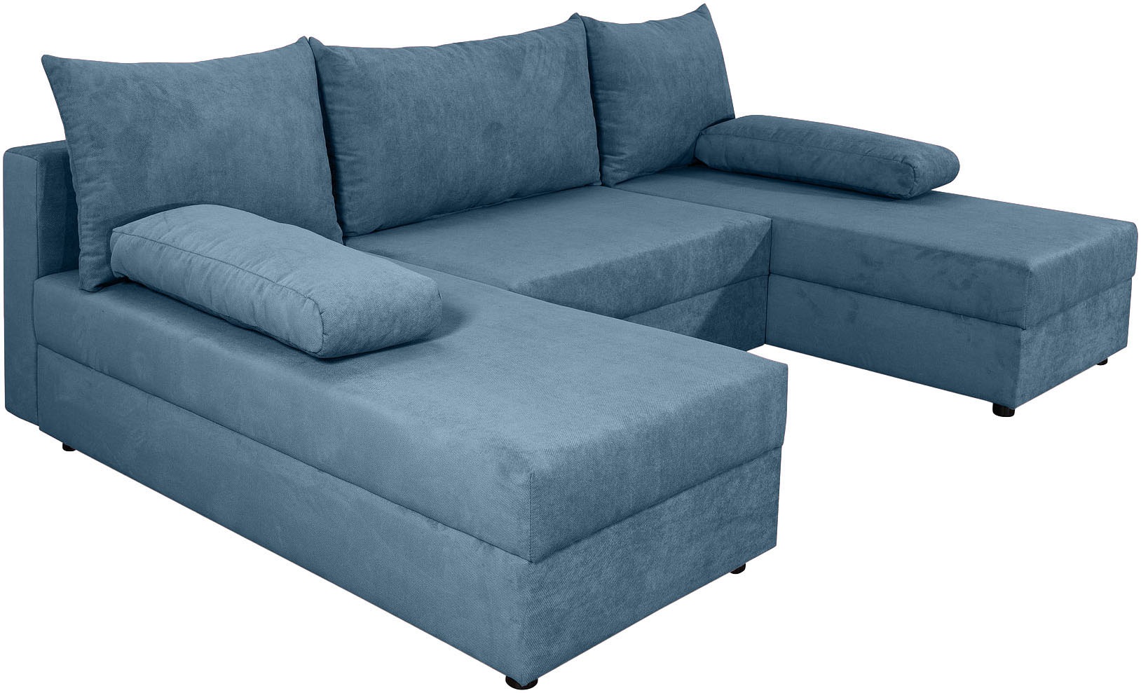 COLLECTION AB Wohnlandschaft »Pico U-Form«, Wohnlandschaft,2 X Ottomane,Polyätherschaum Polsterung
