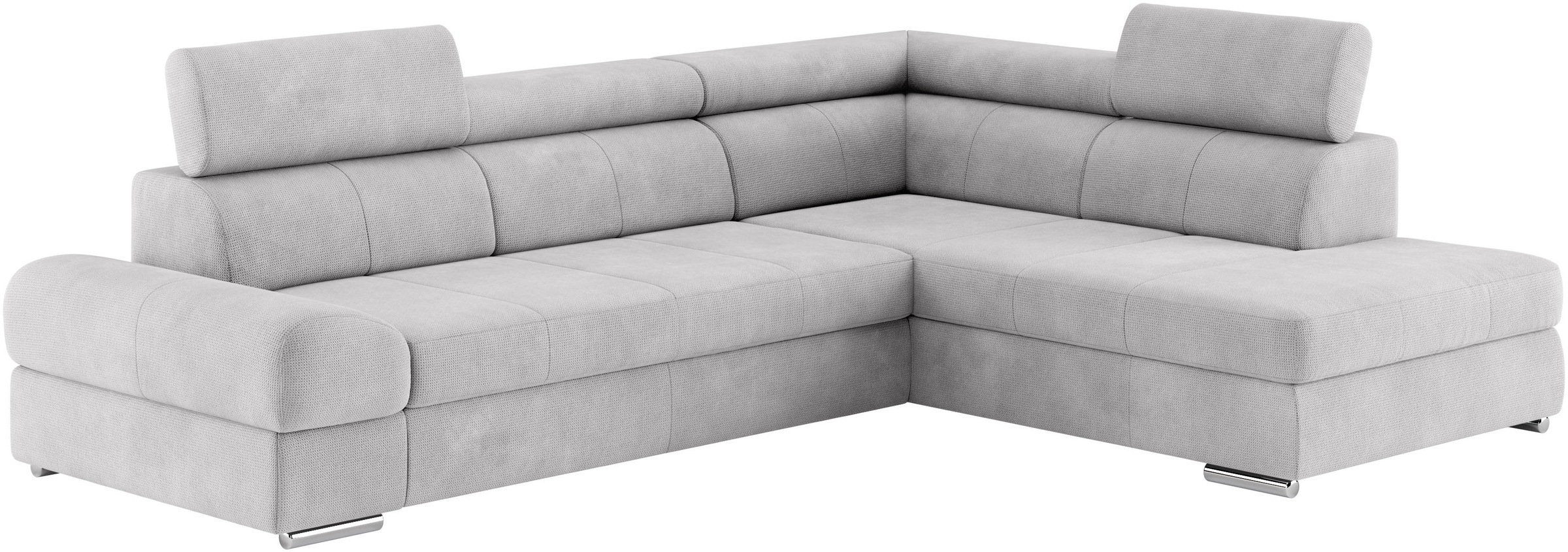 sit&more Ecksofa »Broadway L-Form«, mit verstellbaren Kopfteilen, wahlweise mit Bettfunktion