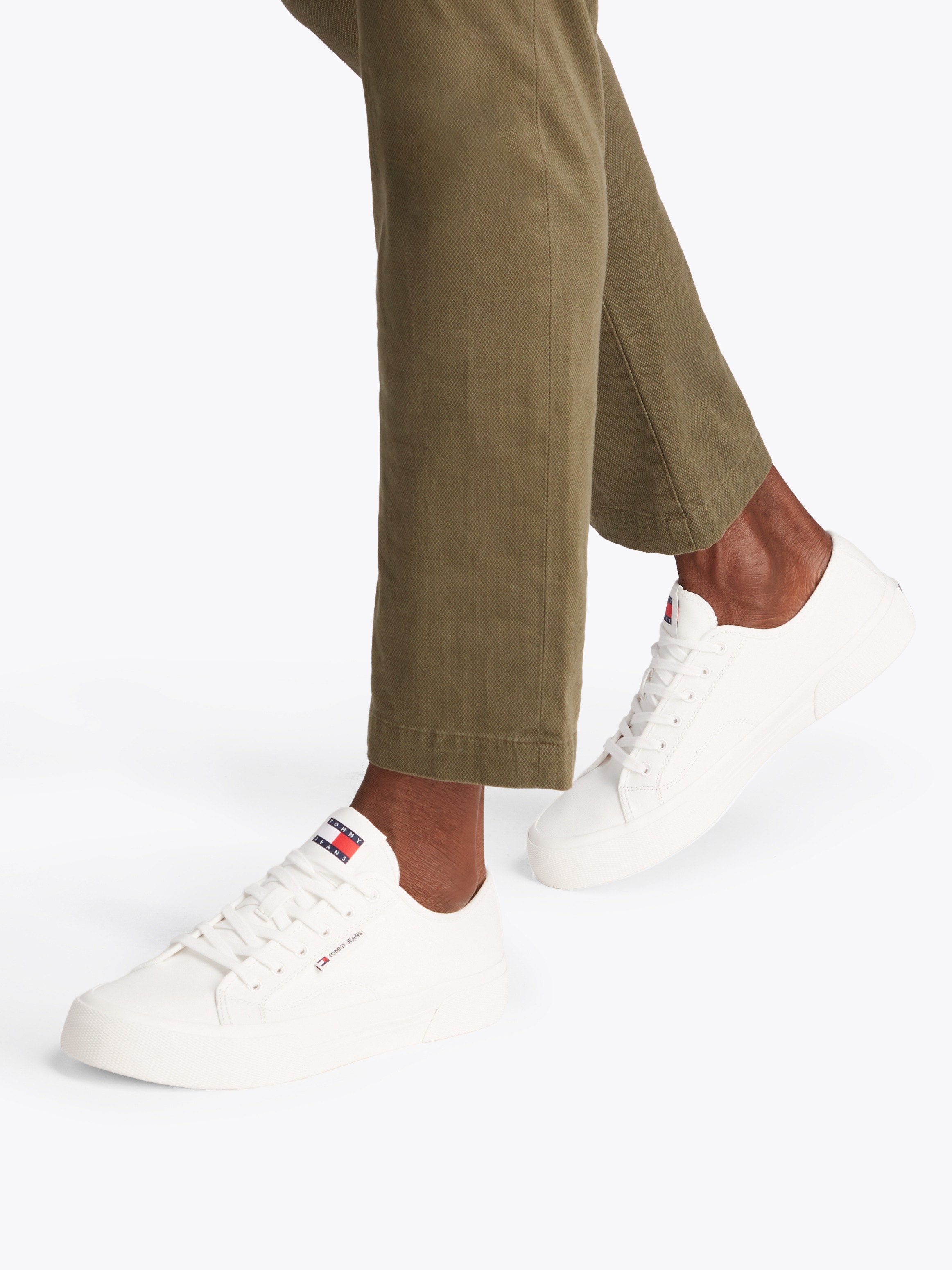 Tommy Jeans Sneaker "TJM LACE UP CANVAS COLOR", Freizeitschuh, Halbschuh, S günstig online kaufen