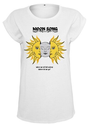 MisterTee  Kurzarmshirt »Damen Moon Song Tee« (1 ...