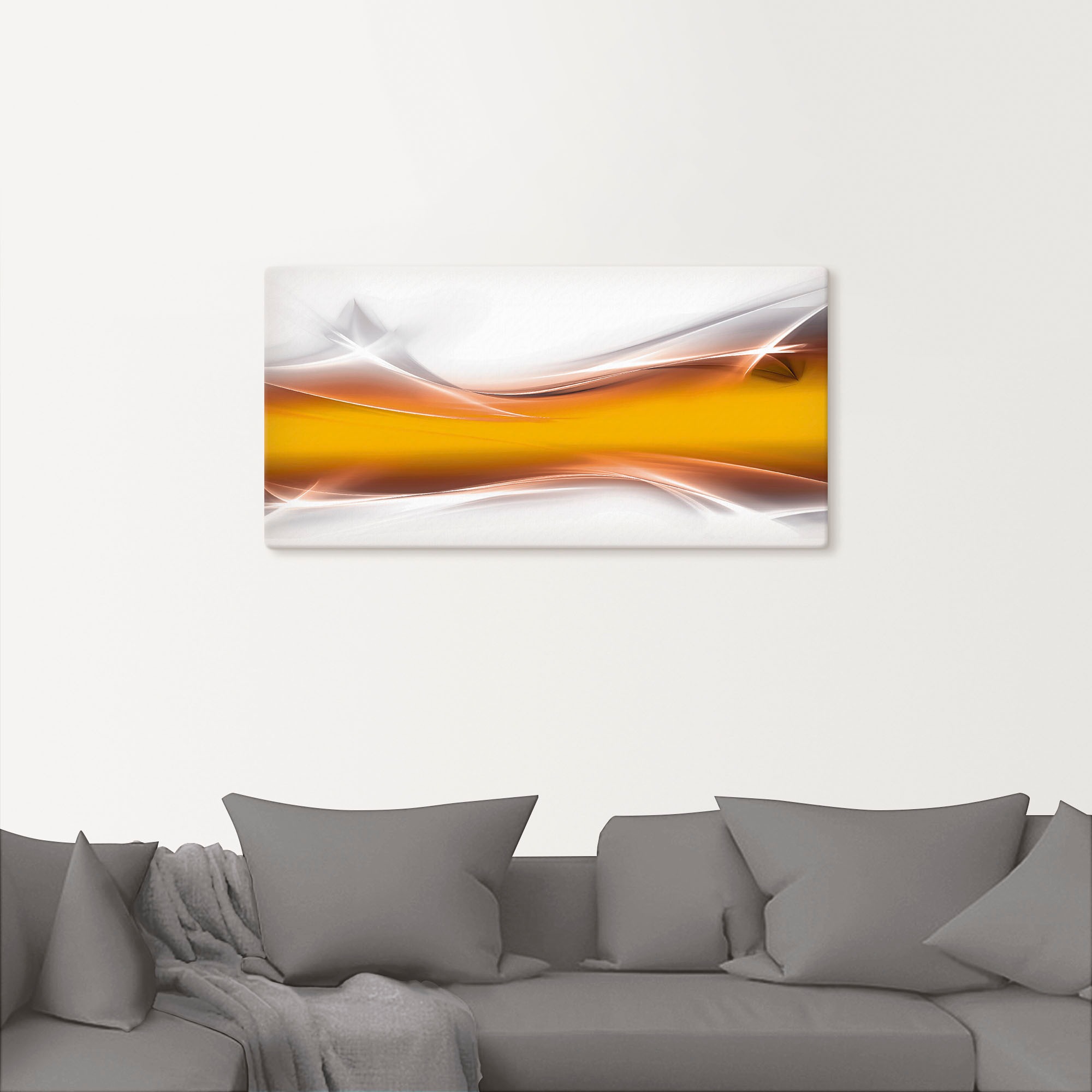 Artland Wandbild »Kreatives Element«, Gegenstandslos, (1 St.), als Leinwandbild, Wandaufkleber in verschied. Größen