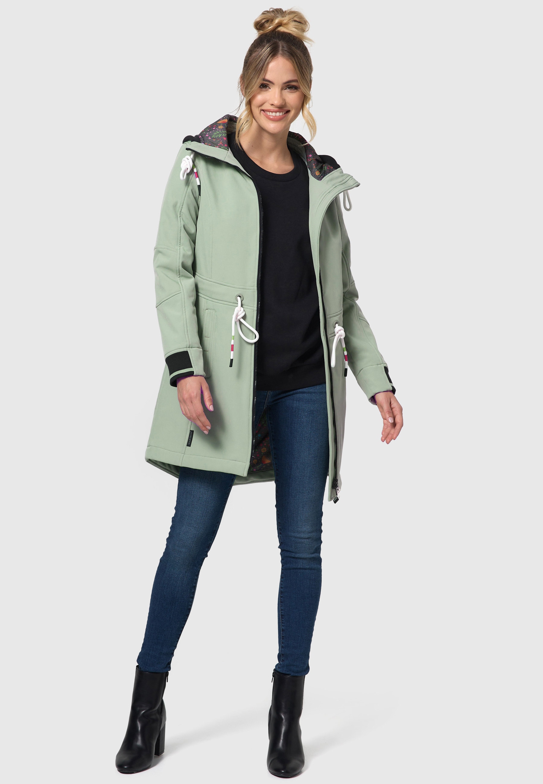 Marikoo Softshelljacke »Mount Furnica«, mit hochschließendem Kragen