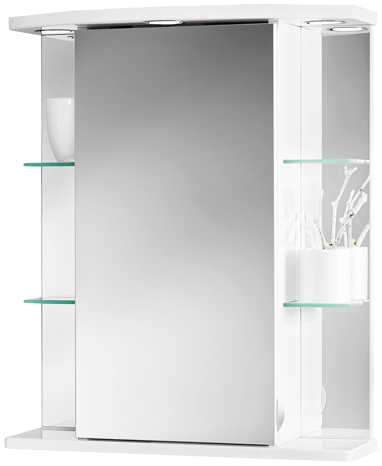 jokey Spiegelschrank »Havana LED«, weiß, 50 cm Breite | BAUR