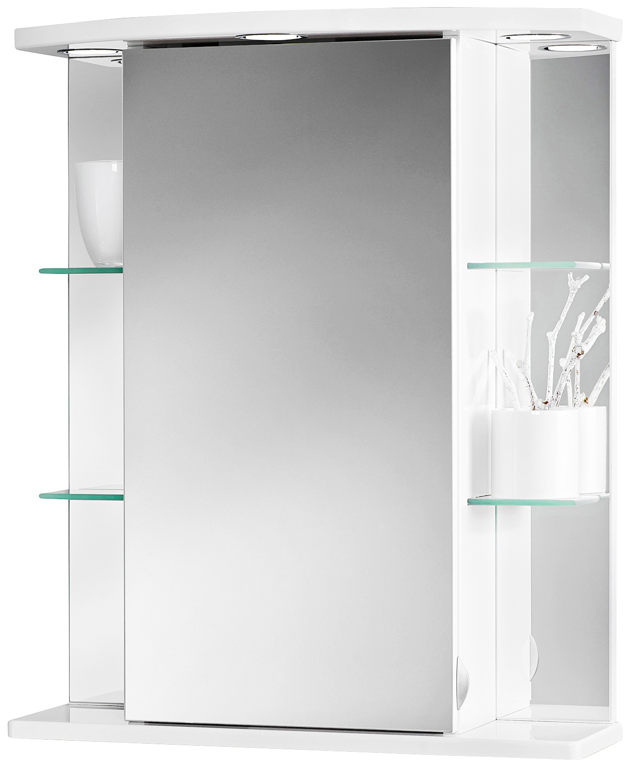 jokey Spiegelschrank "Havana LED", weiß, 50 cm Breite