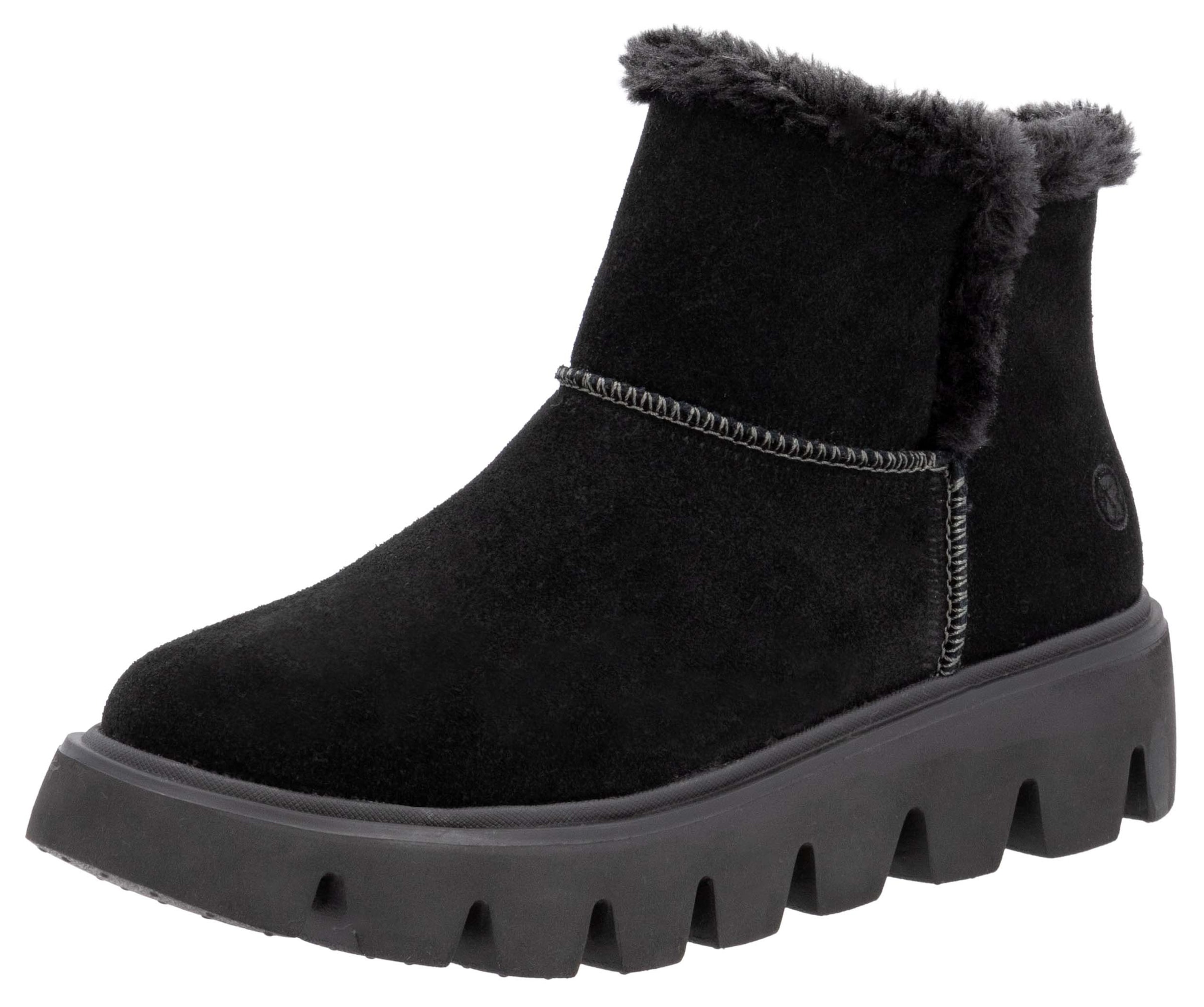 RIEKER Sport Winterboots, Plateaustiefel, Schlupfschuh mit Innenreißverschl günstig online kaufen