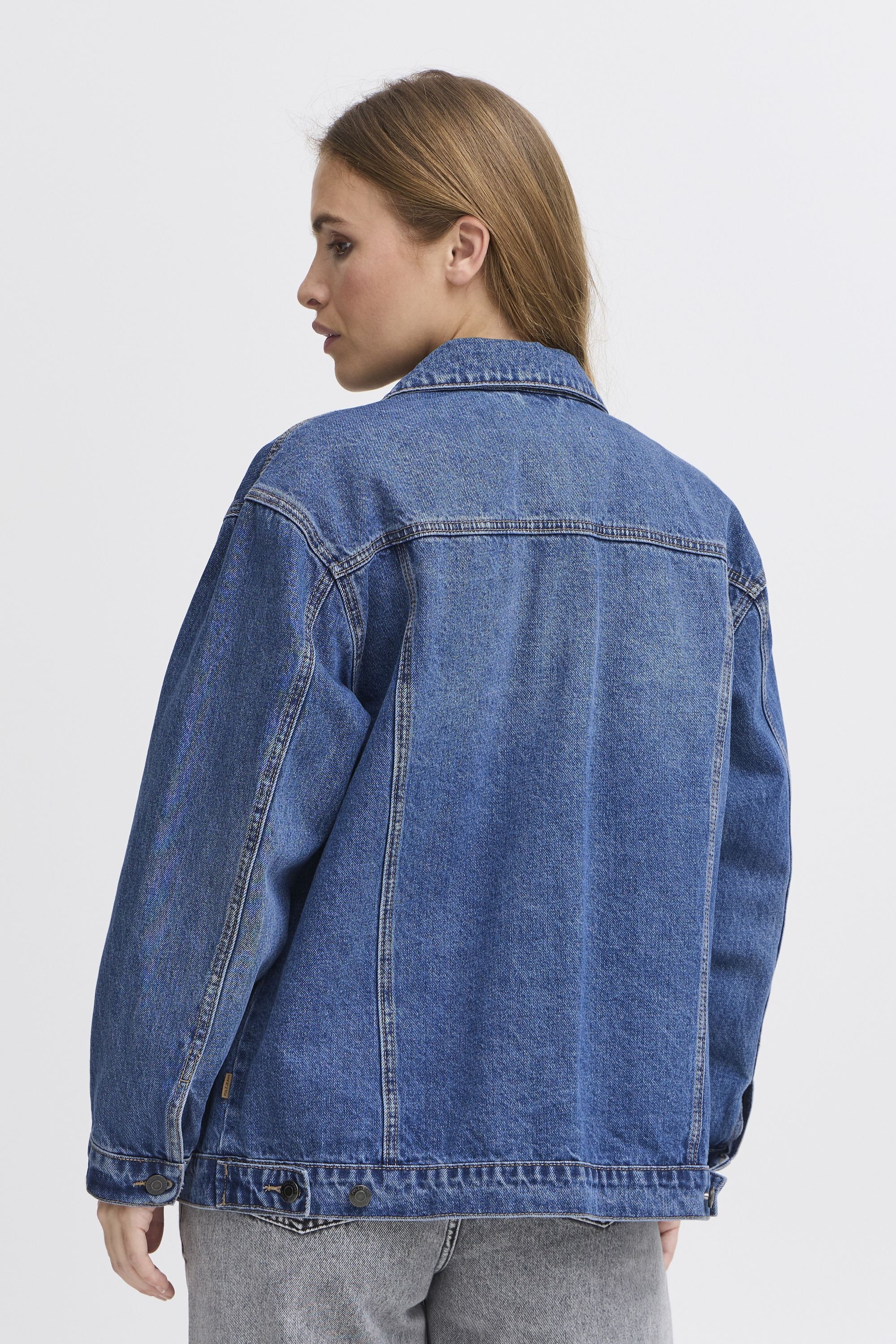 Pulz Jeans Jeansjacke »Jeansjacke PZALORA Denim Jacket«, ohne Kapuze