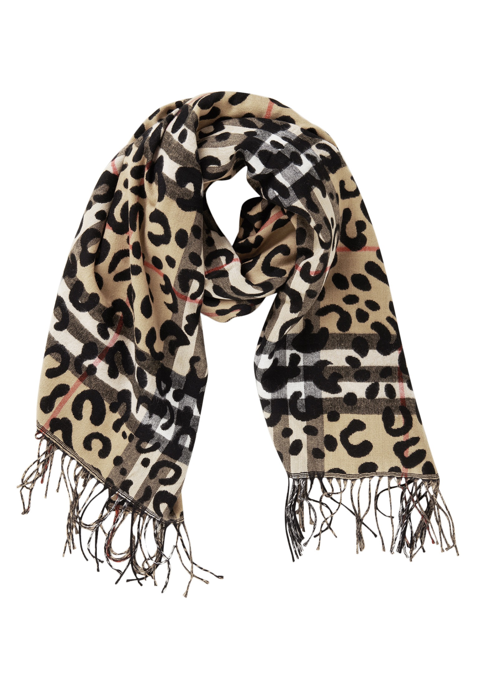 Betty Barclay Schal "Betty Barclay Damen Winterschal mit Fransen" günstig online kaufen