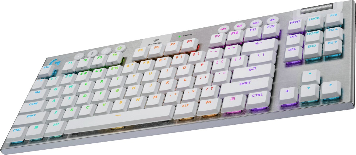 Logitech G Gaming-Tastatur »G915 X LIGHTSPEED TKL Wireless Gaming Keyboard - WHITE - US INT'L«