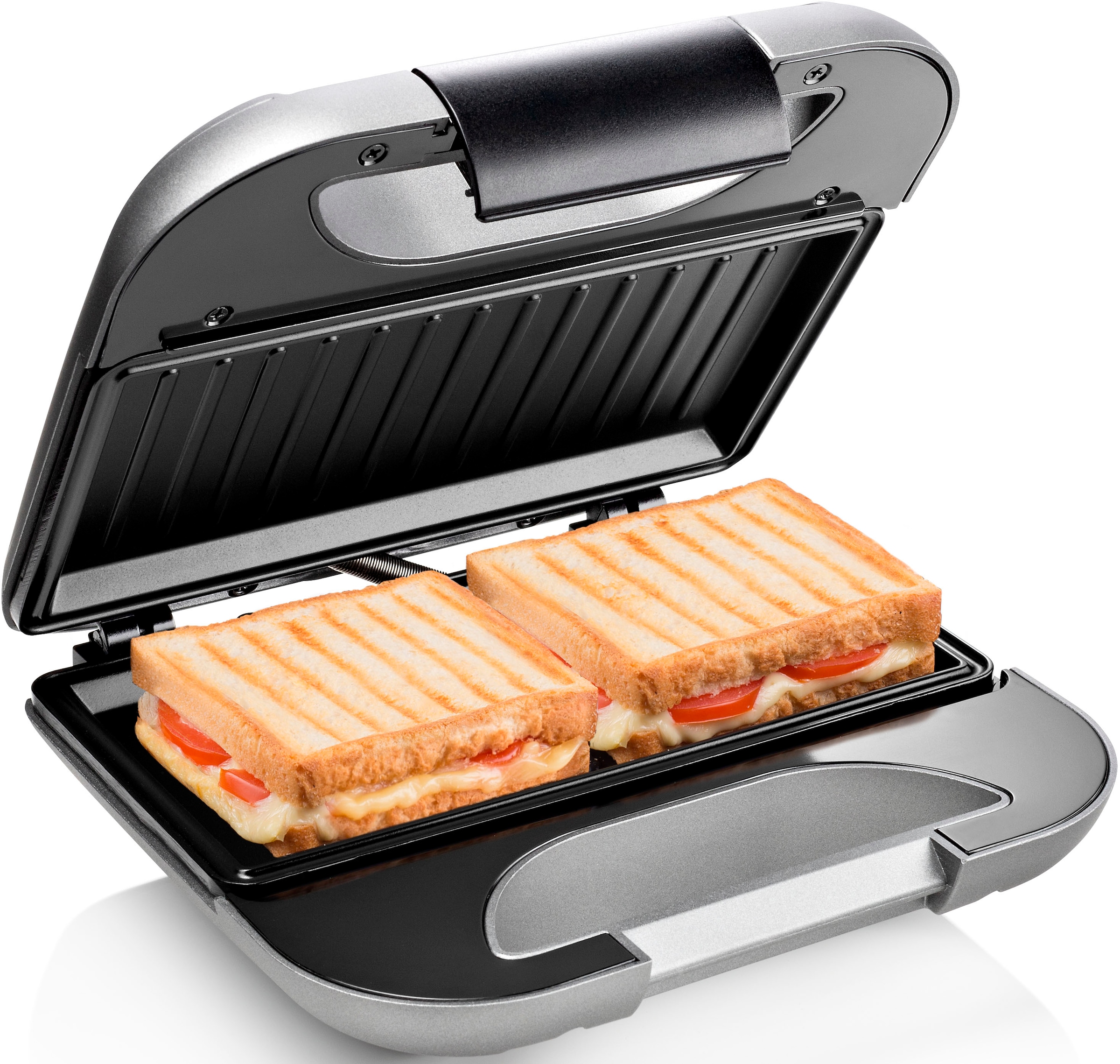 PRINCESS Sandwichmaker »127003 DeLuxe«, 750 W, 22x12cm Bratfläche, 0,85 m Kabellänge, mit Sicherheitsverschluss
