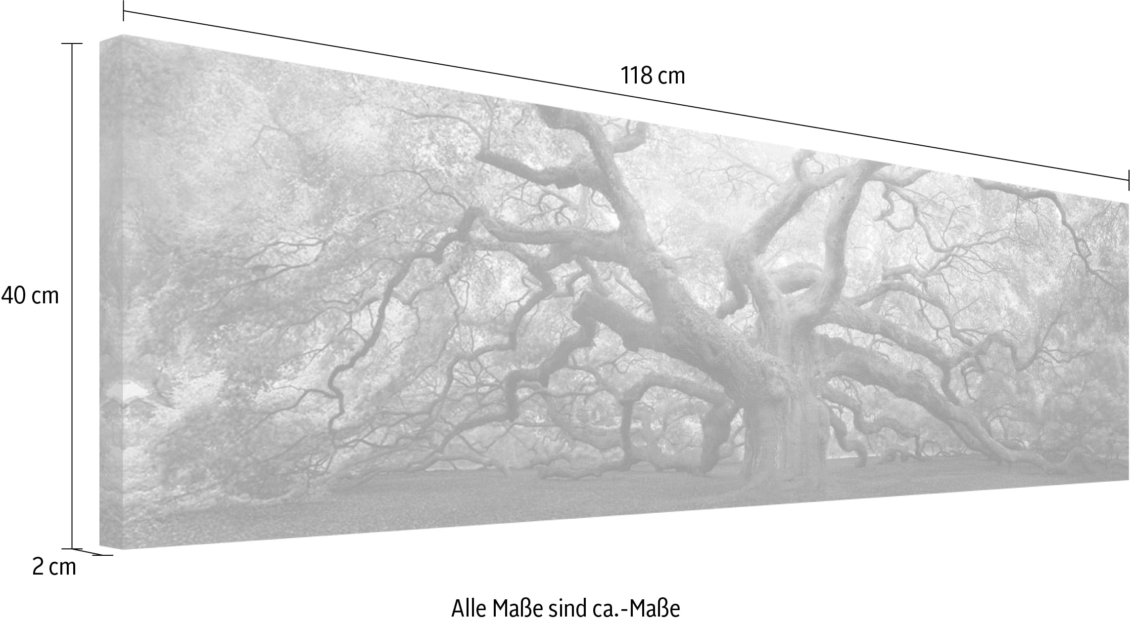 Reinders! Holzbild »Deco Block 40x118 Old Oak«