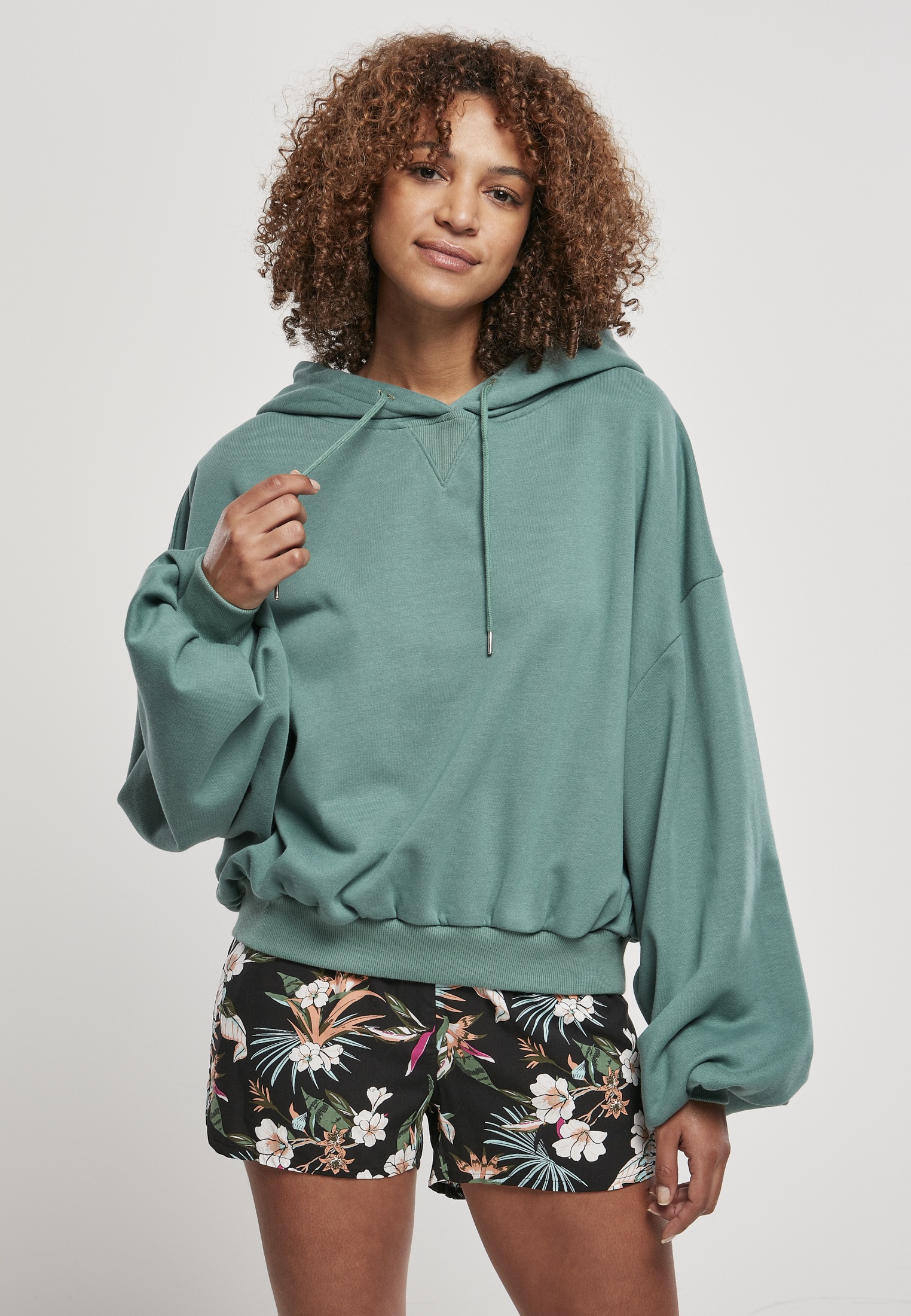 Organic Sale Terry im URBAN »Frauen | (1 Oversized CLASSICS Kapuzenpullover tlg.) Hoody«, Ladies BAUR