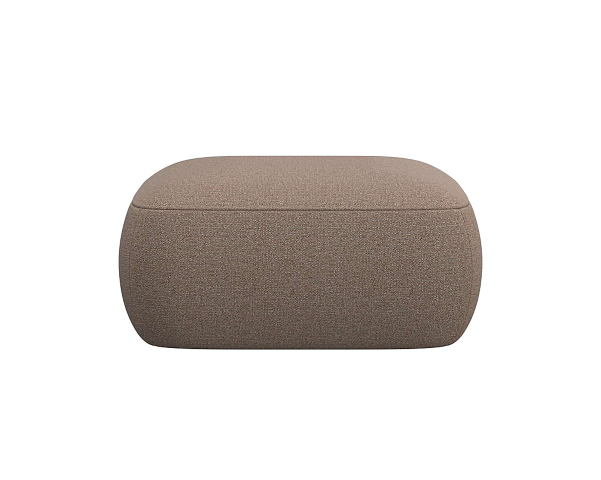 Pouf »Torino, rund, bodennah, Sitzhocker, Polsterhocker«, Modernes, organisches...