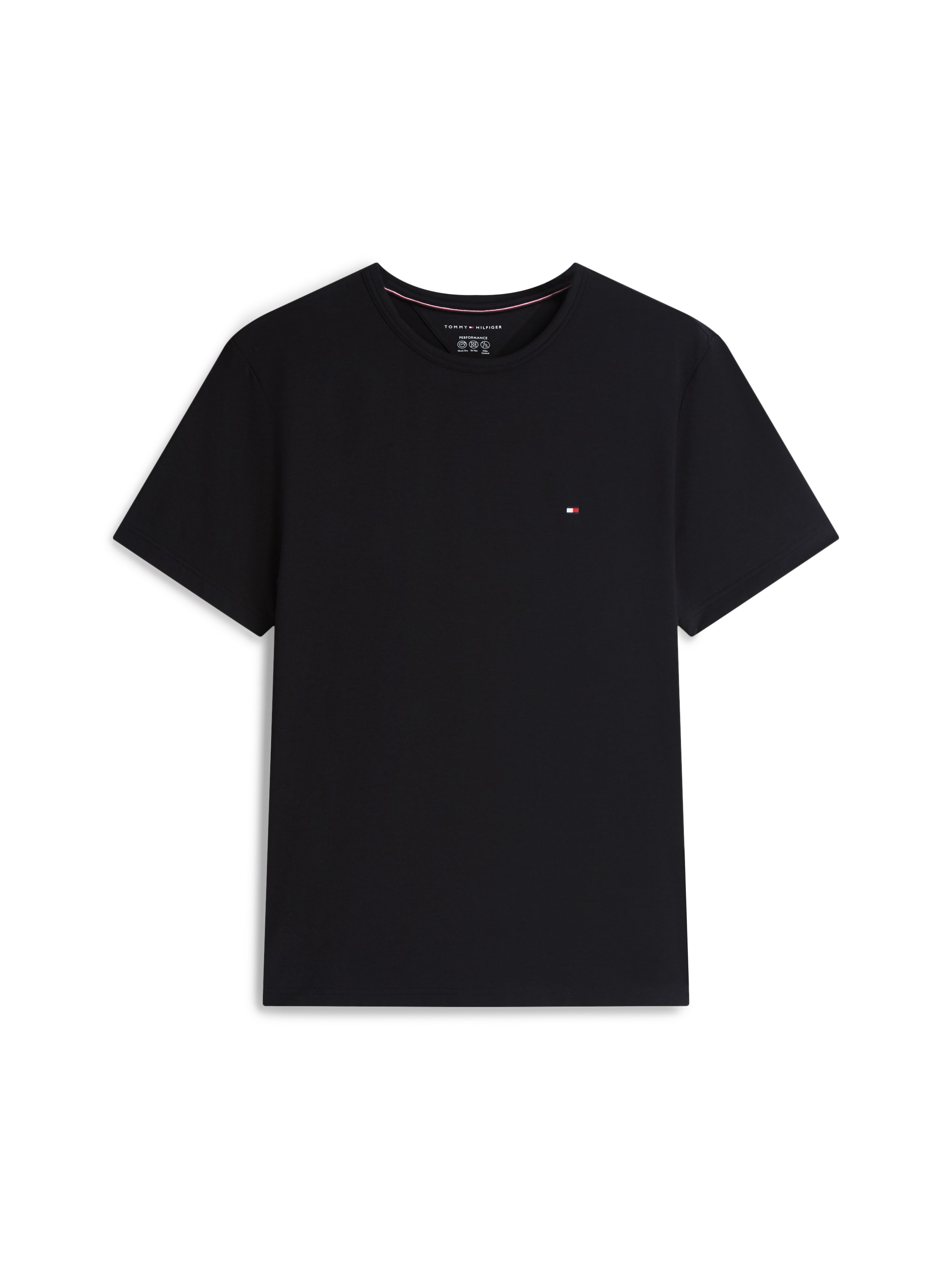 Tommy Hilfiger T-Shirt »PERFORMANCE TEE« im Materialmix, schnelltrocknend
