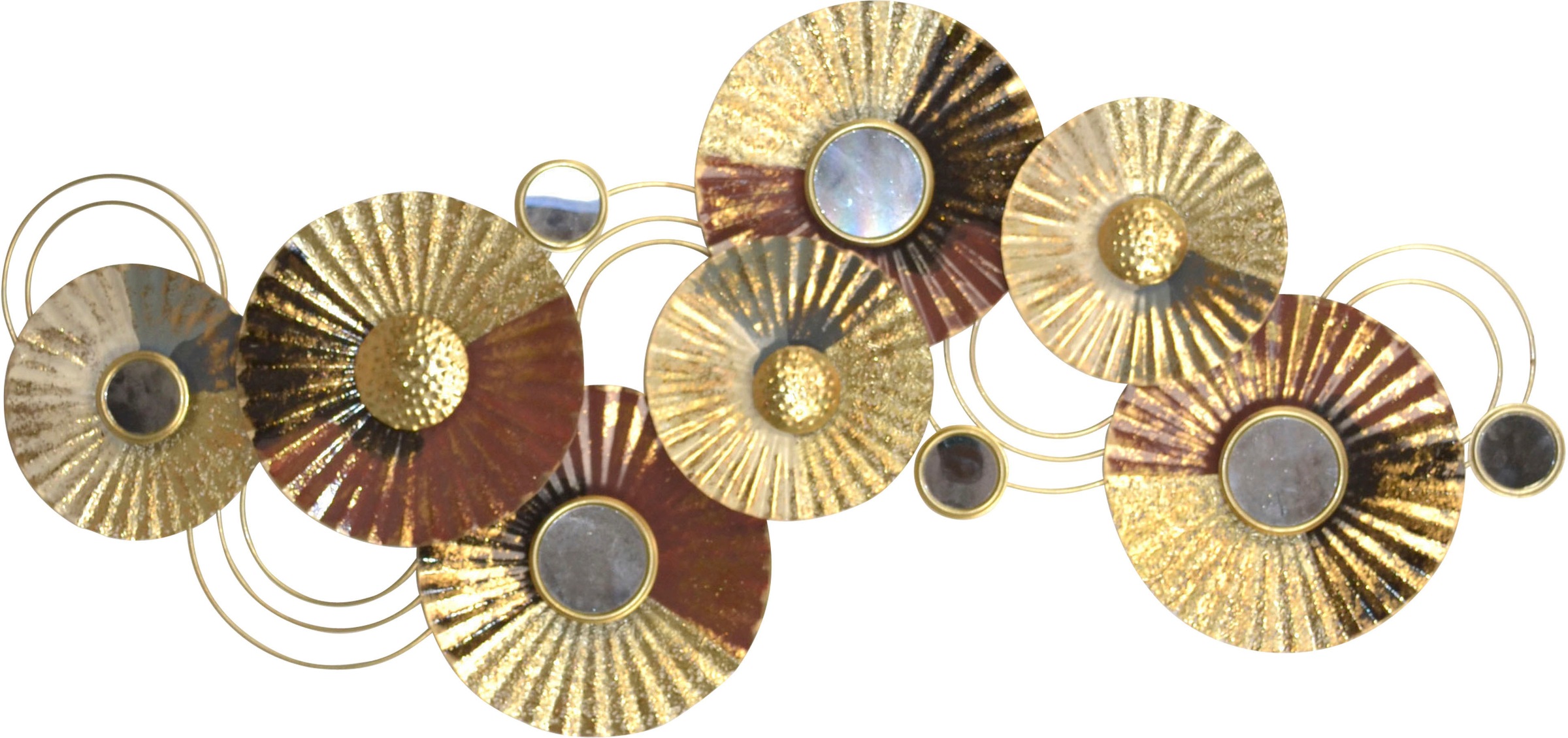 HOFMANN LIVING AND MORE Wanddekoobjekt "Wanddekoration" aus Metall, metalli günstig online kaufen