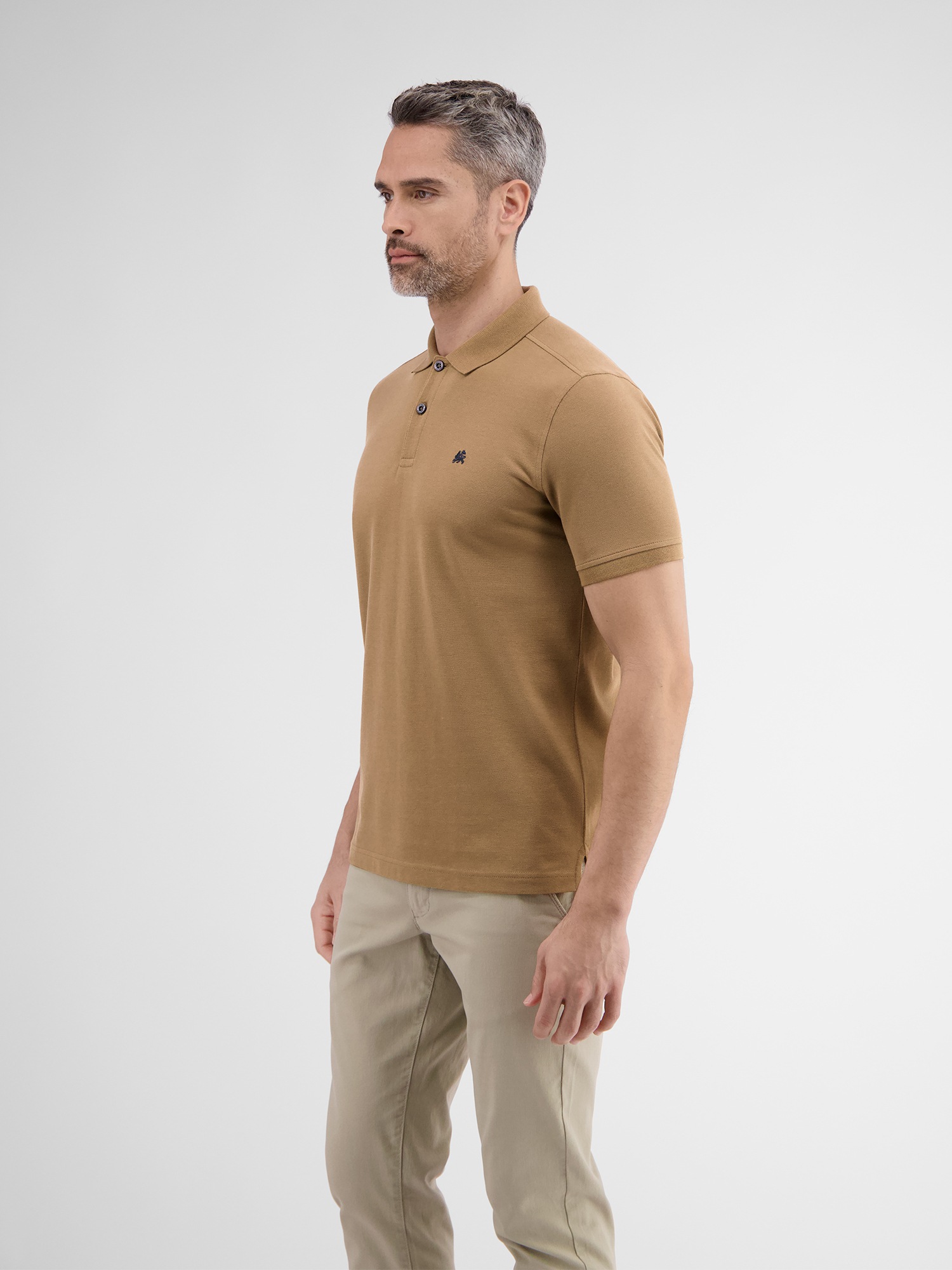 LERROS Poloshirt »LERROS Basic Poloshirt für Herren, unifarben«