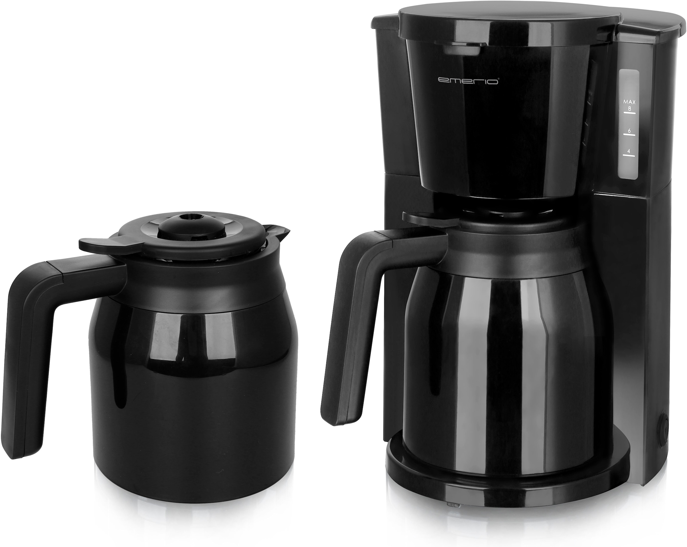 Emerio Filterkaffeemaschine "CME-125050, inkl. 2x 1,0L Thermokannen" Papier günstig online kaufen