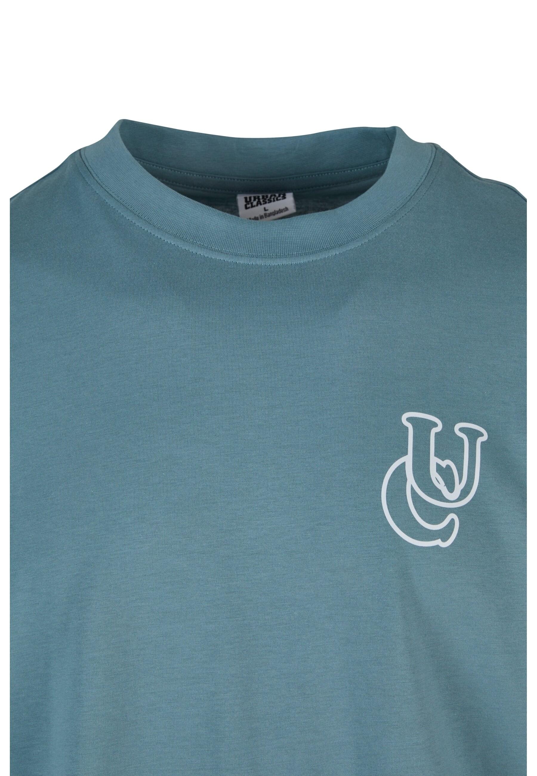 URBAN CLASSICS T-Shirt »Urban Classics UC Shiny Logo Tall Tee«, (1 tlg.)