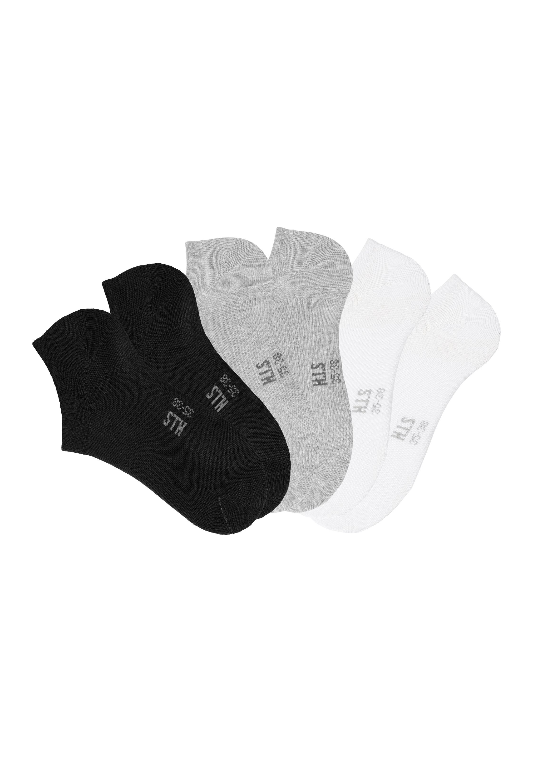 H.I.S Sneakersocken Packung, 6 Stk. tlg. mit besonders kurzem Schaft günstig online kaufen