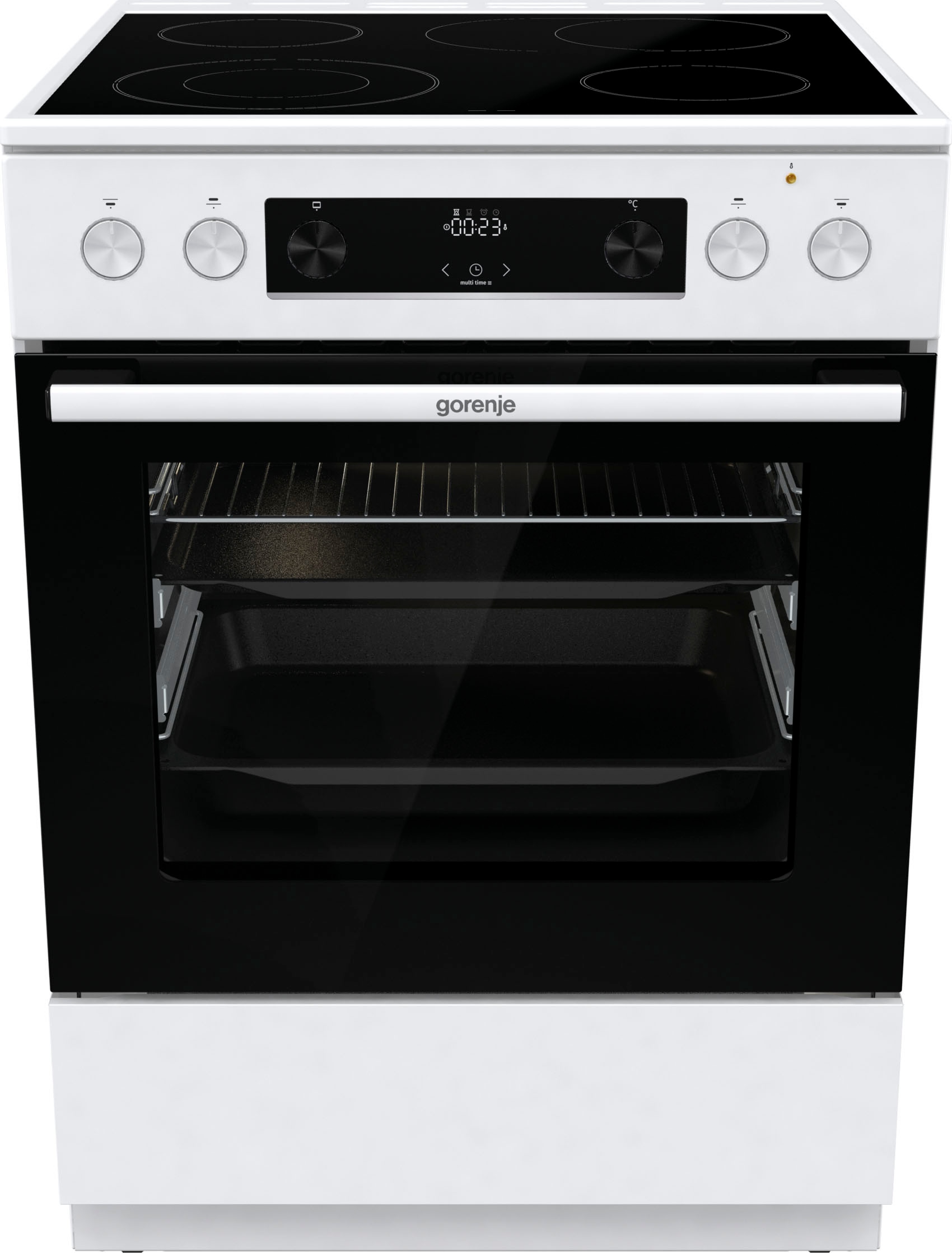 GORENJE Elektro-Standherd "GECS6C70", weiß, Herdsets, Knusprig genießen – ganz ohne Extra-Kalorien - dank AirFry-Funktion