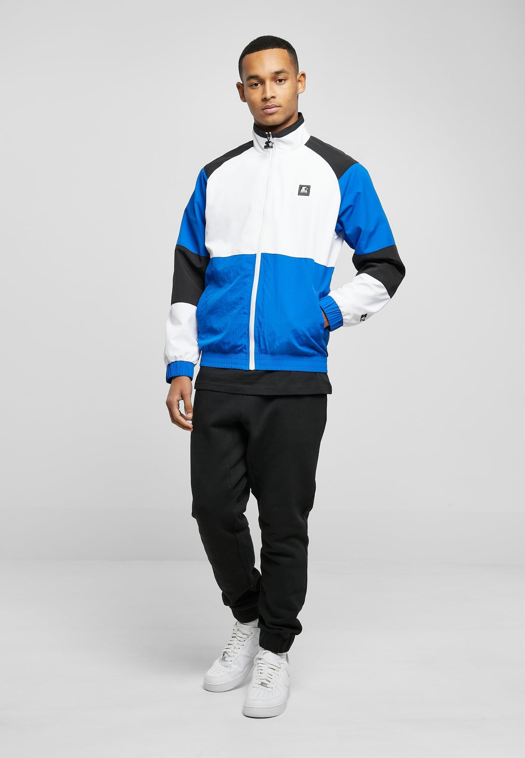 Starter Black Label Allwetterjacke »Starter Black Label Herren Starter Color Block Retro Jacket«, (1 St.), ohne Kapuze