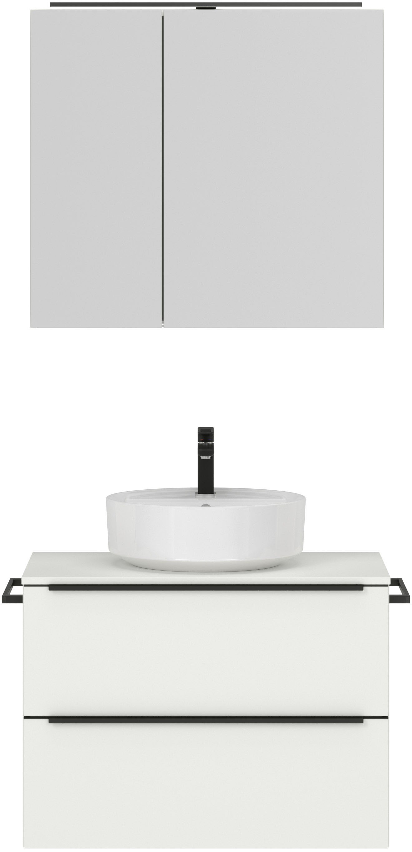 nobilia Badmöbel-Set "Alvene" vormontiert, mit Soft-Close, 2 Stk. tlg. günstig online kaufen