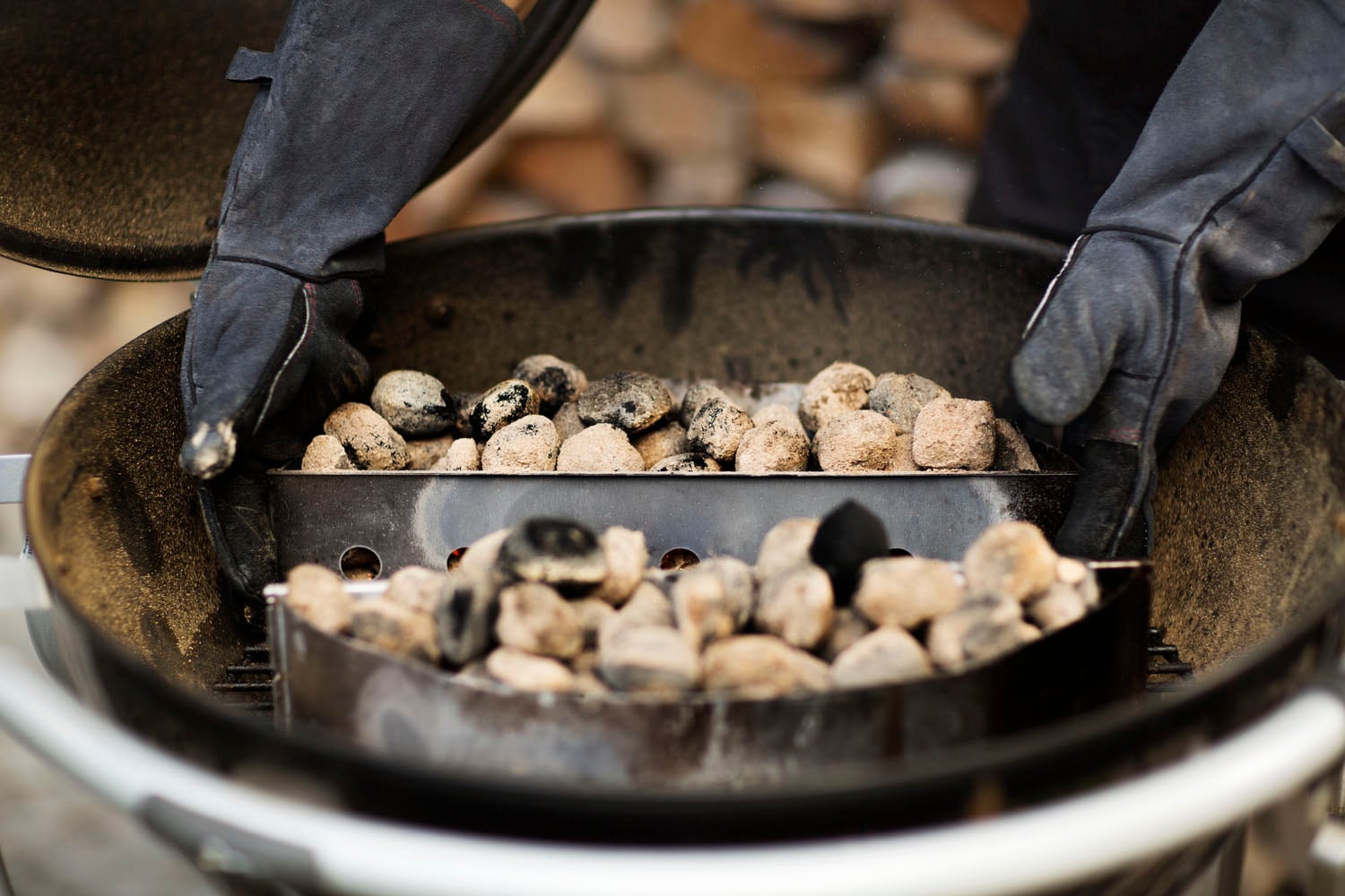 RÖSLE Grillhandschuhe »VIDERO, 25031«, Lederhandschuhe zum Schutz vor Verbrennungen, Universalgröße 24/XL