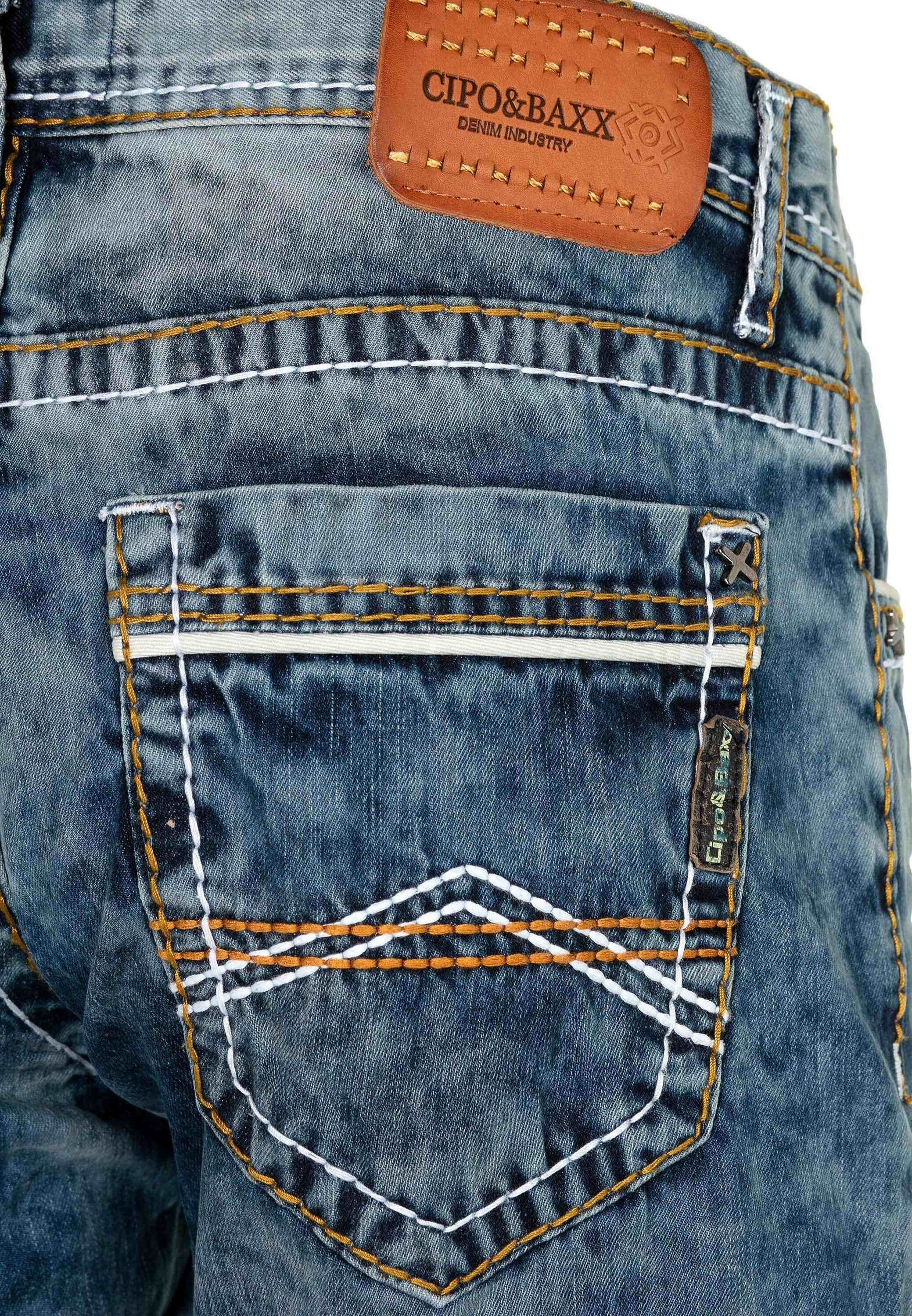 Cipo & Baxx Straight-Jeans »Jeans«, In Straight Fit, CD-148