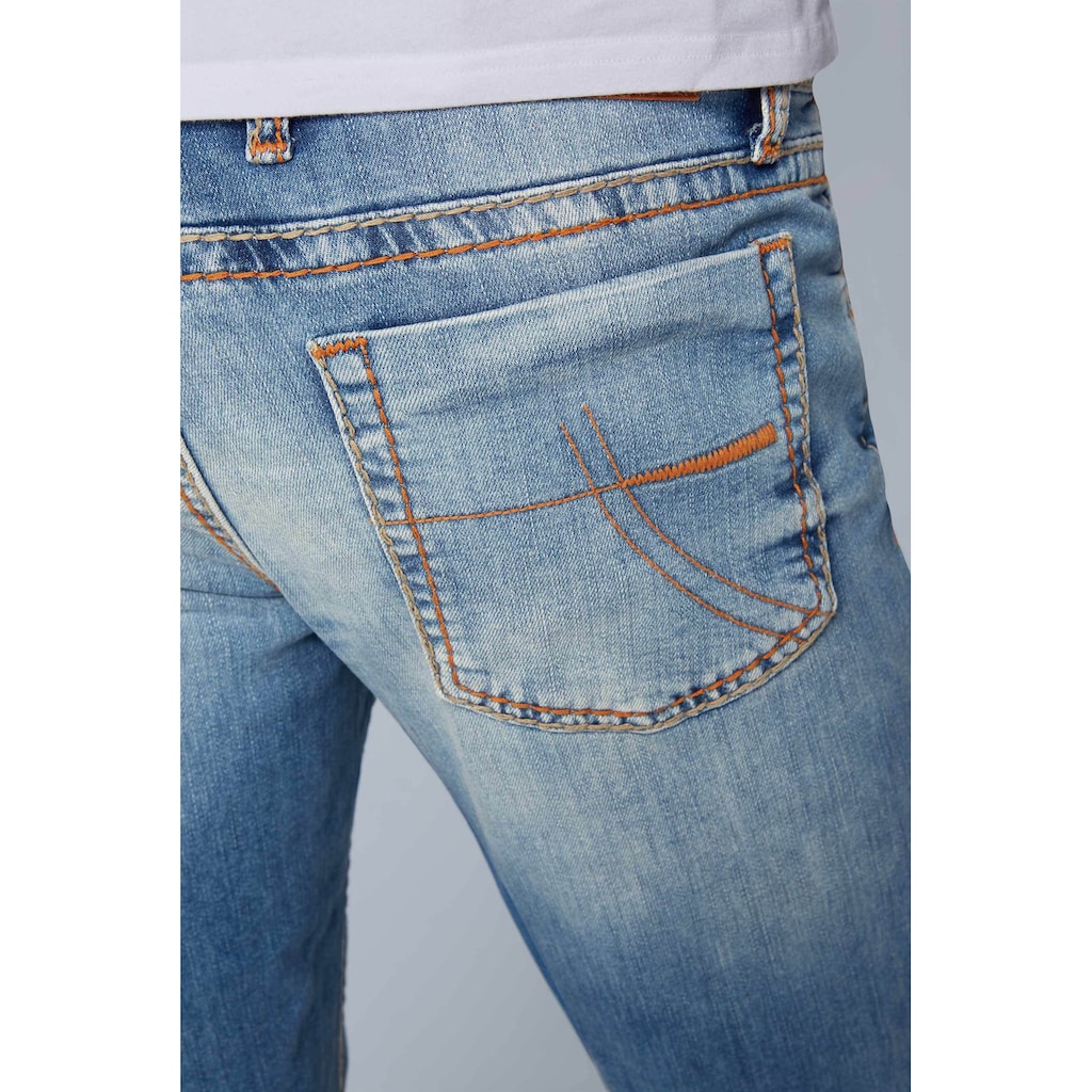 CAMP DAVID Regular-fit-Jeans, mit breiten Nähten